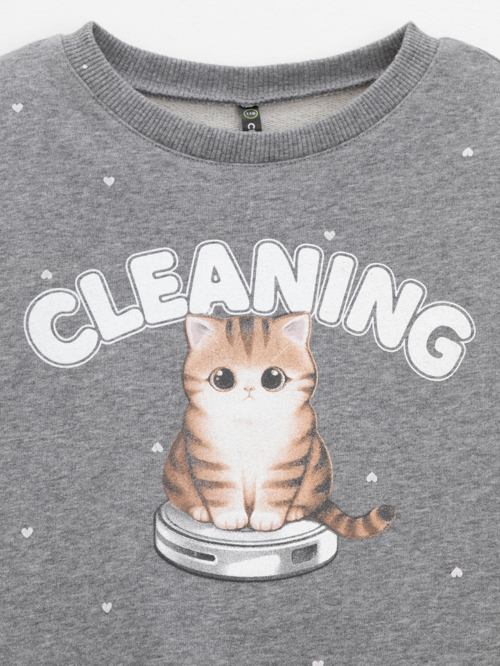 Свитшоты для девочки, артикул: КР 302834, цвет: серый, фото 6