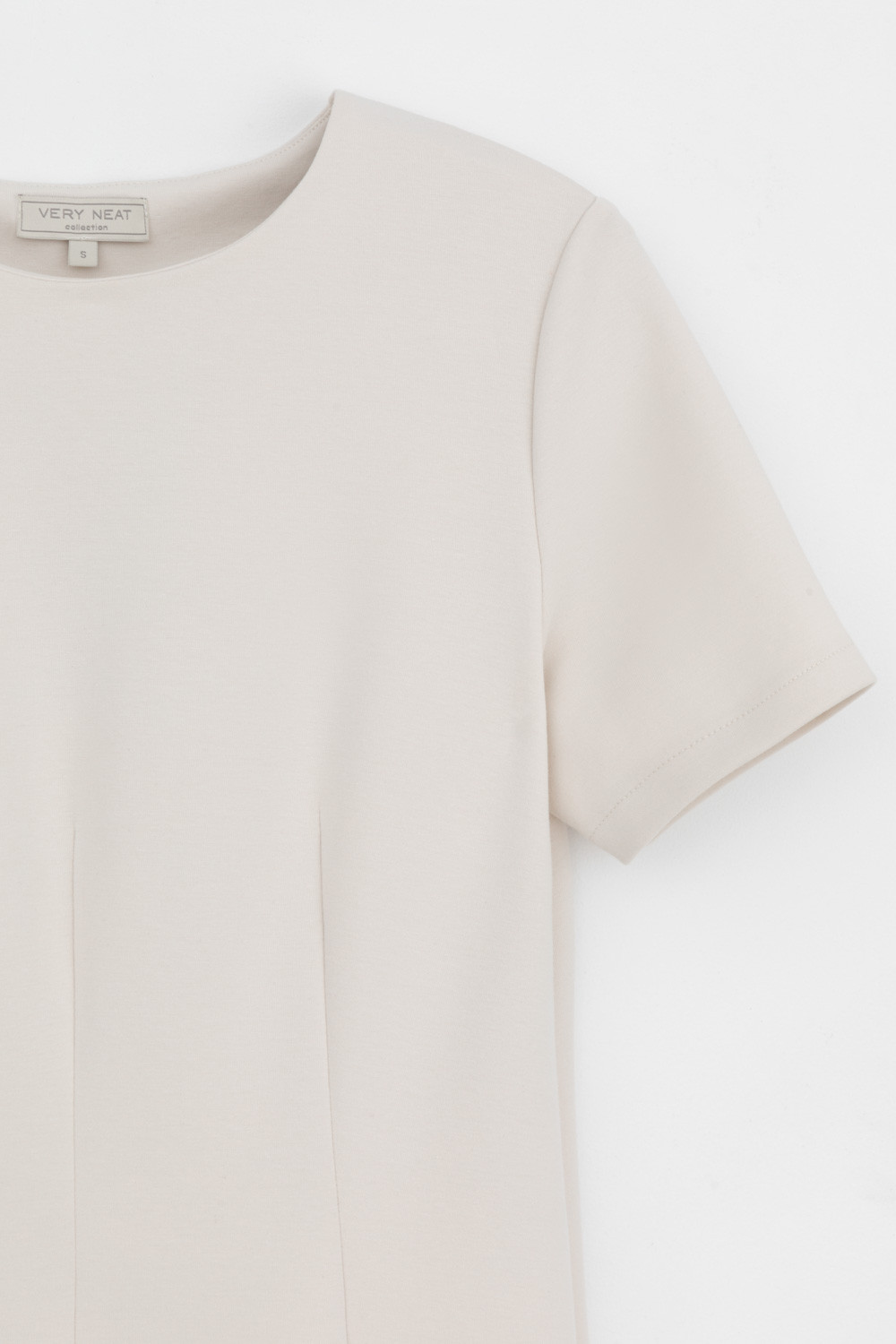 Платья женские для мам, артикул: ЕВТ 5076, цвет: светло-бежевый, фото 6