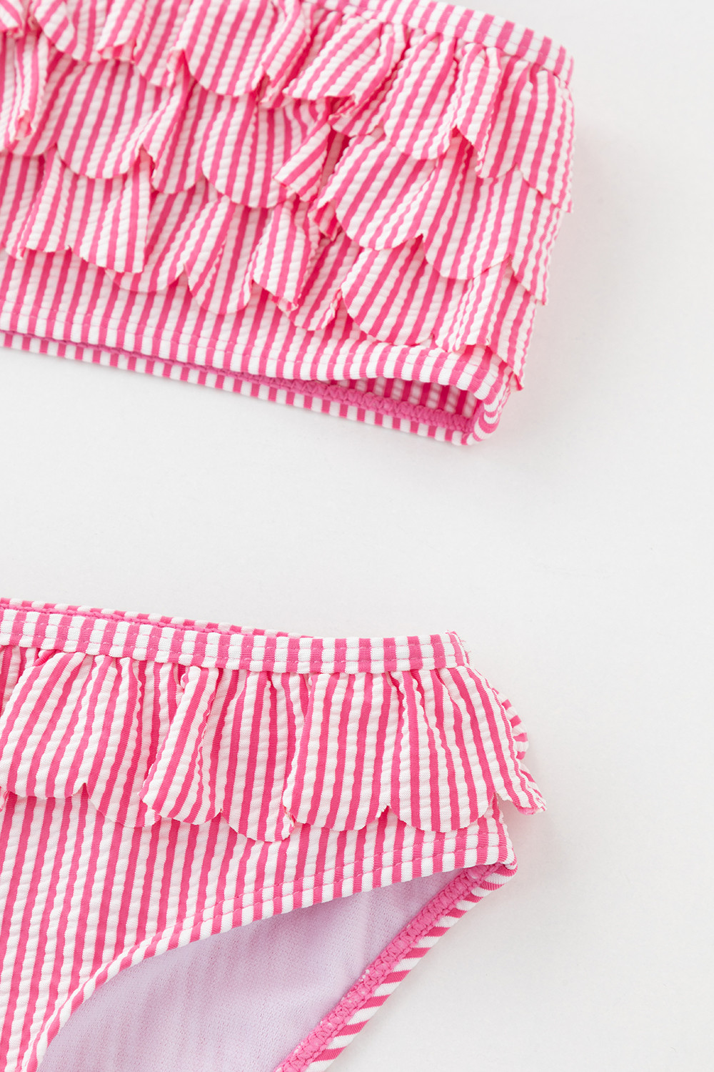 Купальник для девочки, артикул: ТК 17013/1н ФВ, цвет: ярко-розовый, фото 6