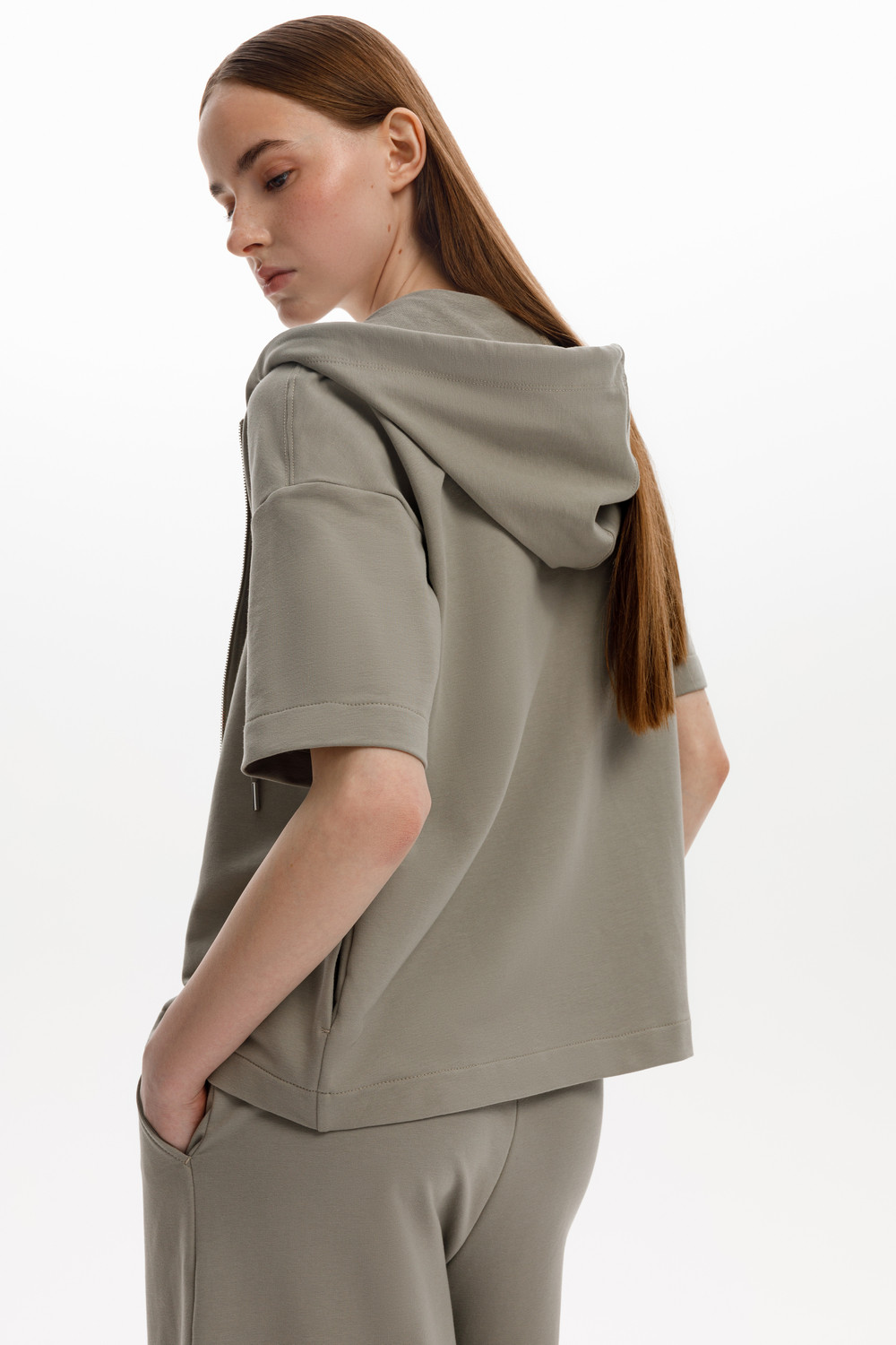 Жакеты, куртки женские для мам, артикул: ЕВТ 3287, цвет: зеленый, фото 6