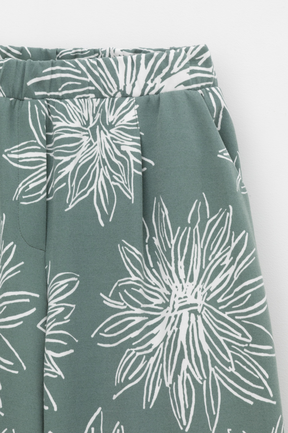 Брюки женские для мам, артикул: ЕВТ 4150, цвет: зеленый, фото 6