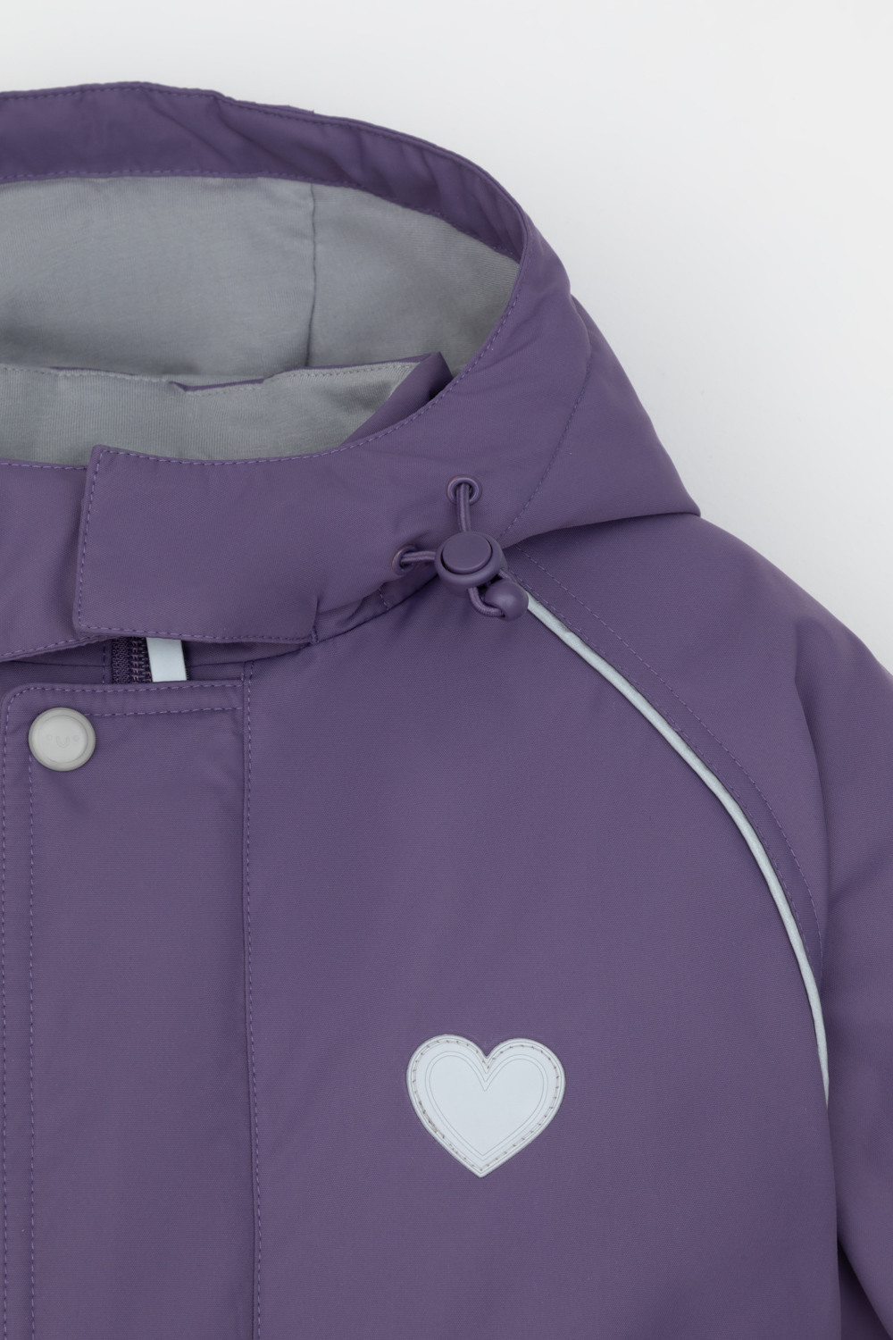 Комбинезоны утепленные для девочки, артикул: ВК 60118/2 ГР, цвет: фиолетовый, фото 6