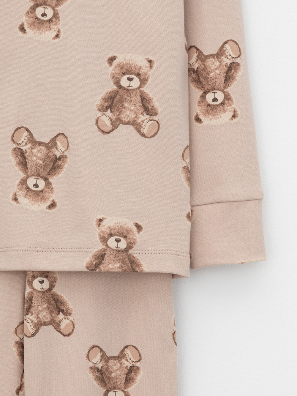 Пижама для девочки, артикул: К 1552, цвет: светло-бежевый, фото 6