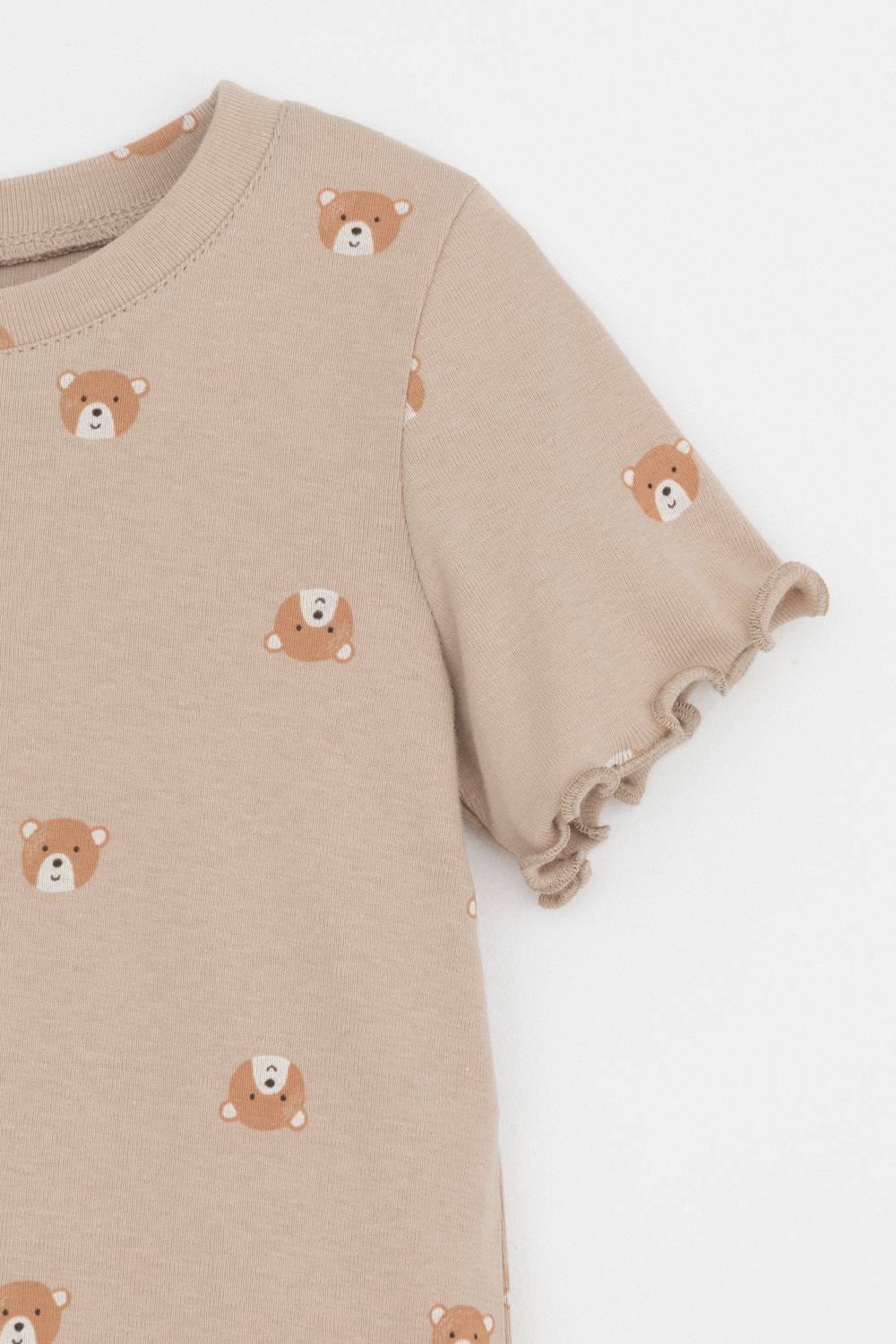 Пижама для девочки, артикул: К 1632, цвет: бежевый, фото 6