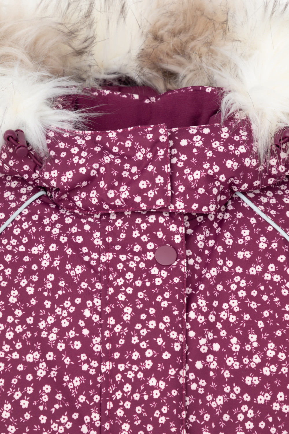 Комбинезоны утепленные для девочки, артикул: ВК 60098/н/4 ГР, цвет: фиолетовый, фото 6