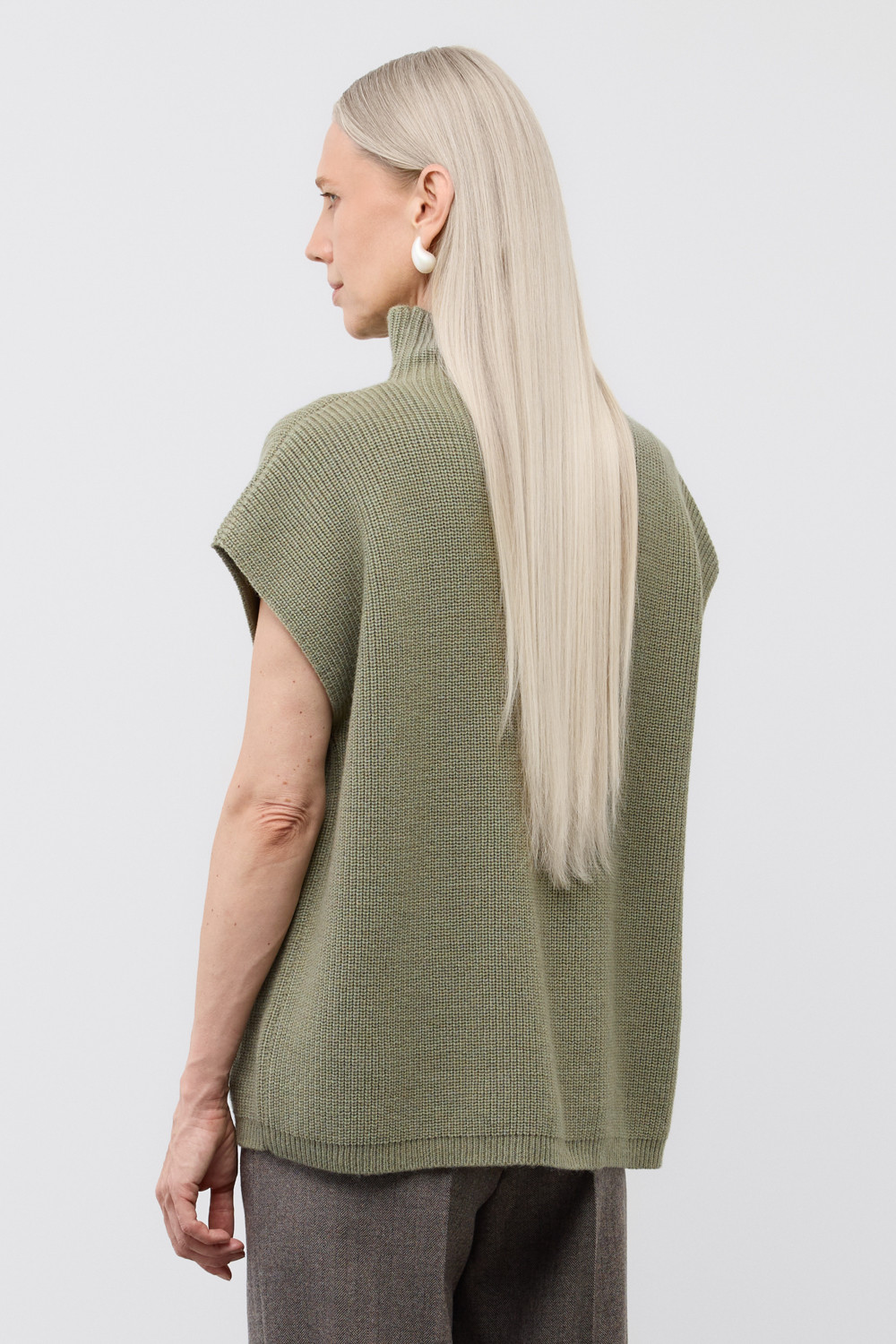 Жилеты женские для мам, артикул: ЕВ 30235/ш, цвет: хаки, фото 6