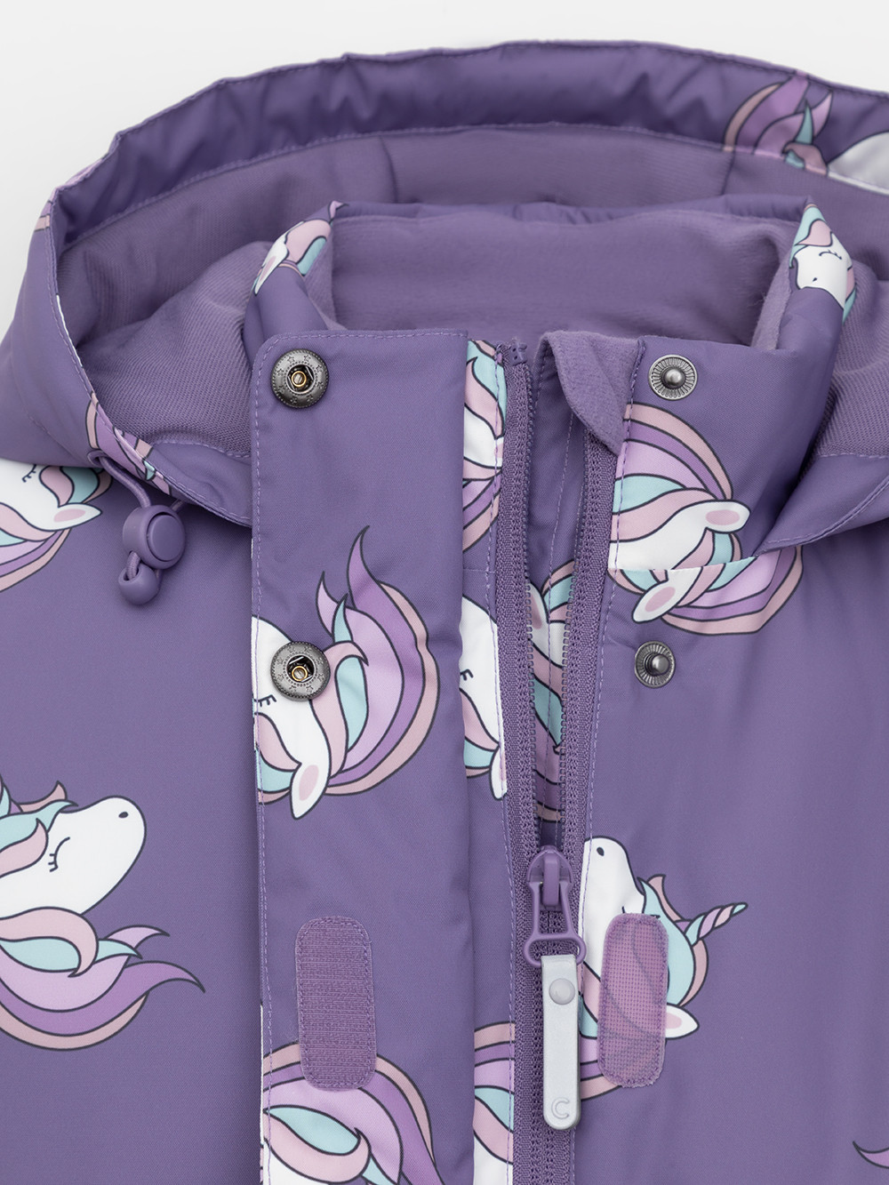 Куртка для девочки, артикул: ВК 38095/н/6 Ал, цвет: фиолетовый, фото 6
