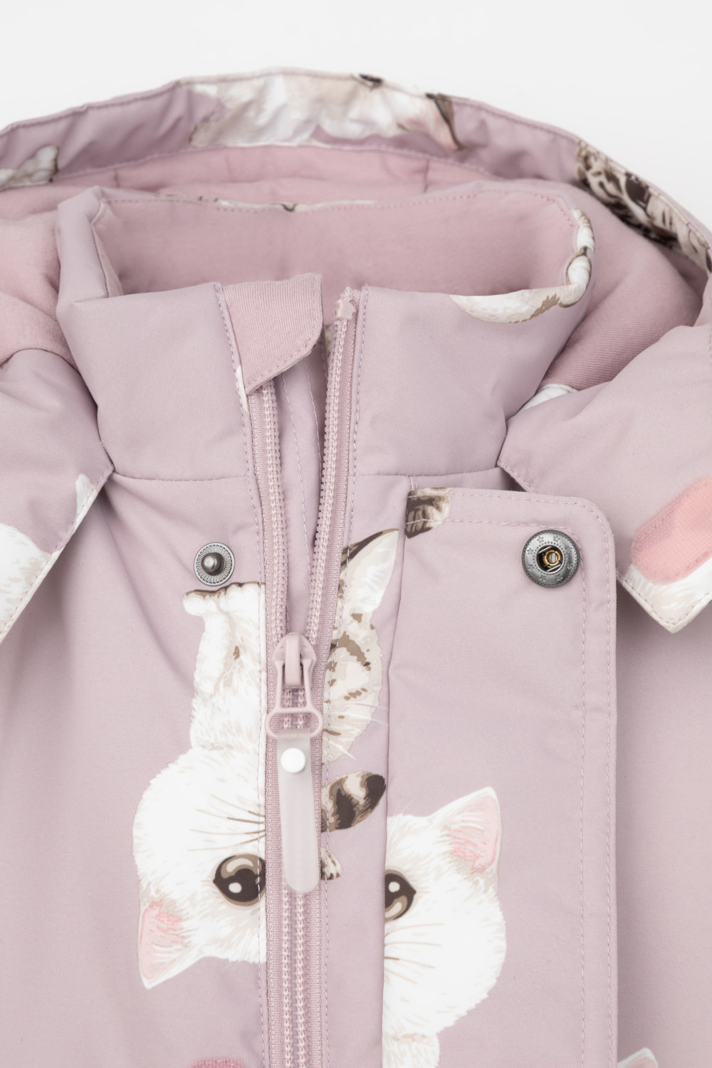 Комбинезоны утепленные для девочки, артикул: ВК 60117/н/1 ГР, цвет: светло-розовый, фото 6