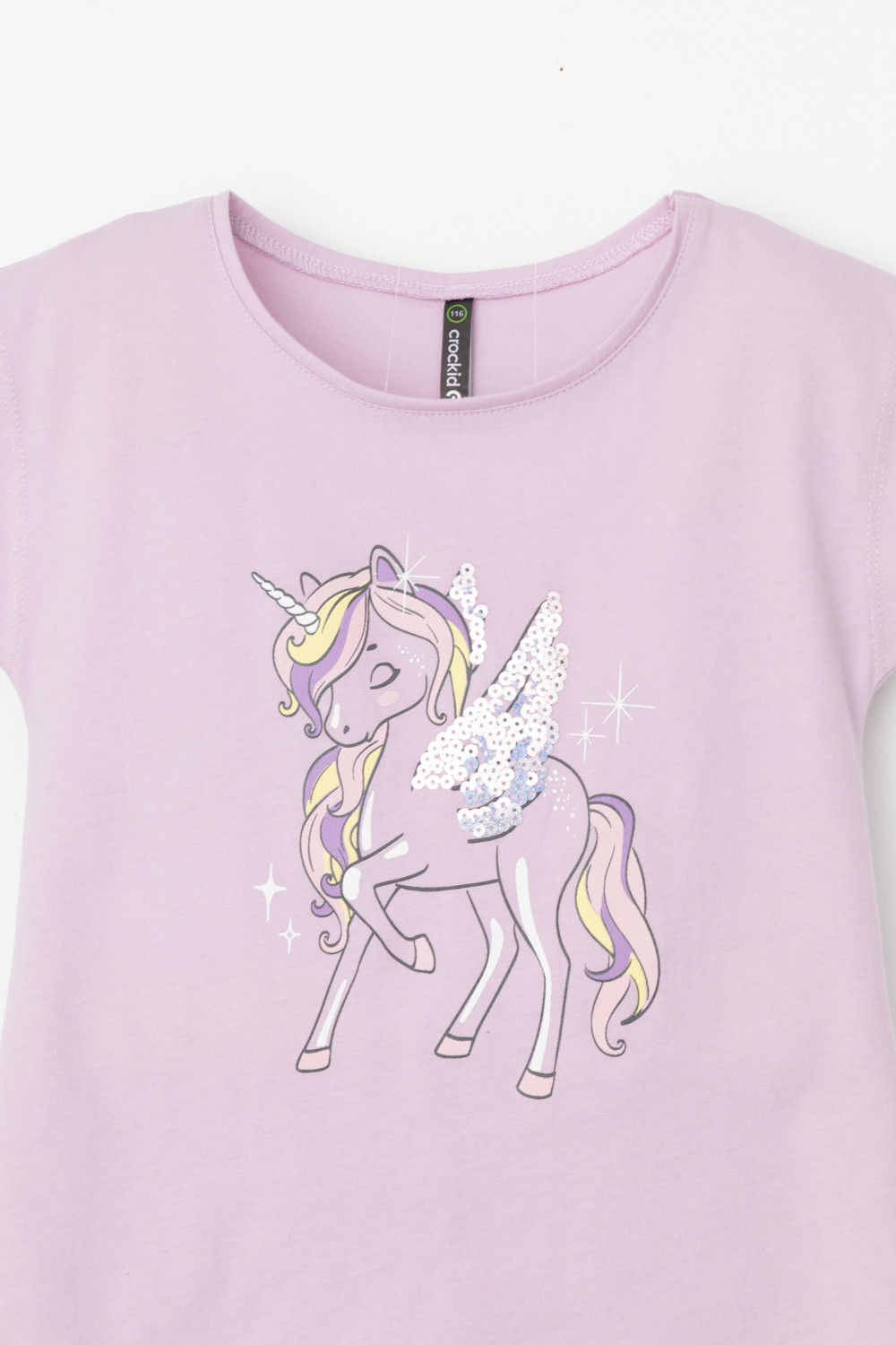 Футболка для девочки, артикул: КР 302319-1, цвет: фиолетовый, фото 6