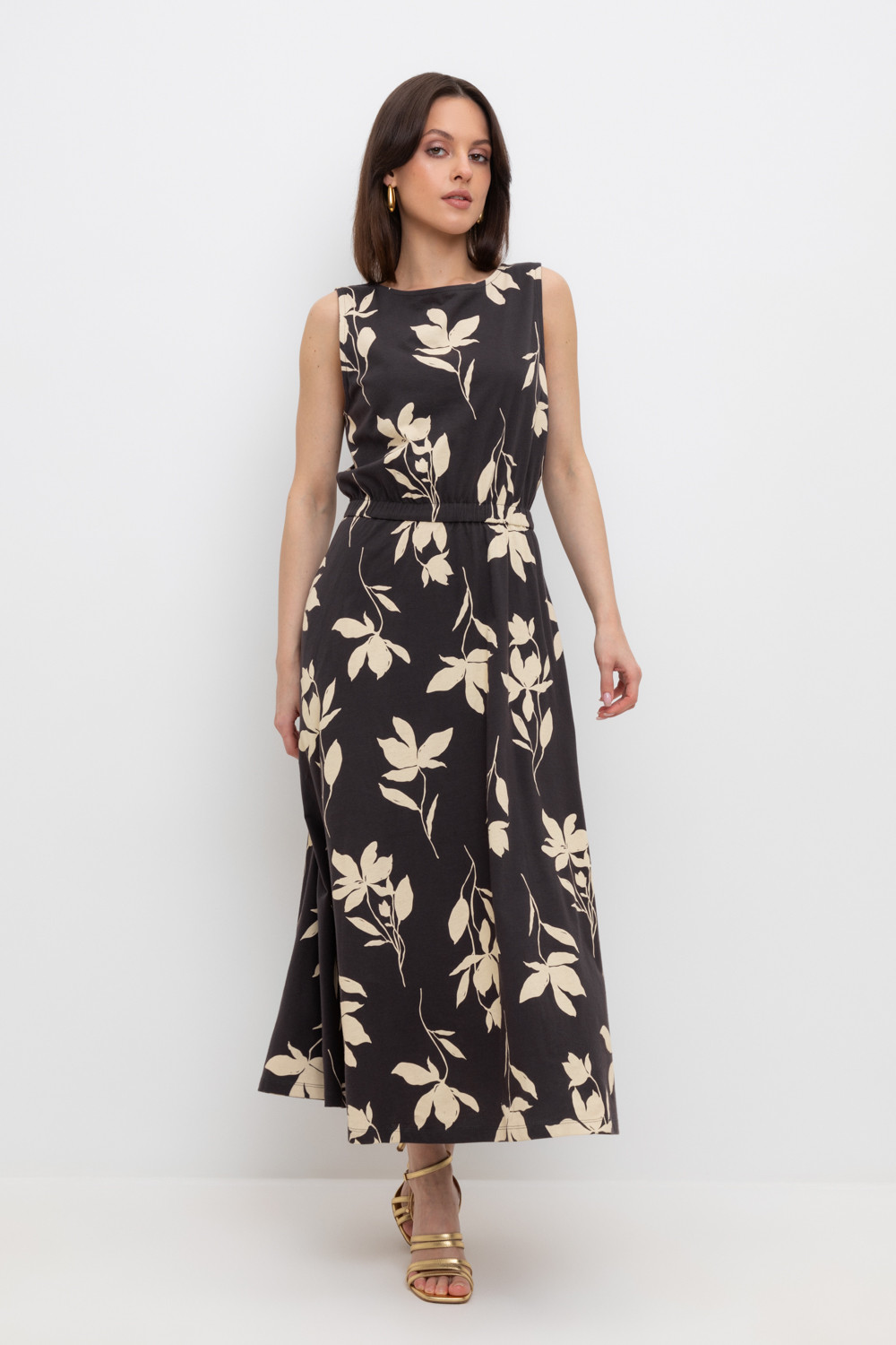 Платья женские для мам, артикул: ЕВТ 5062, цвет: черный3, фото 6