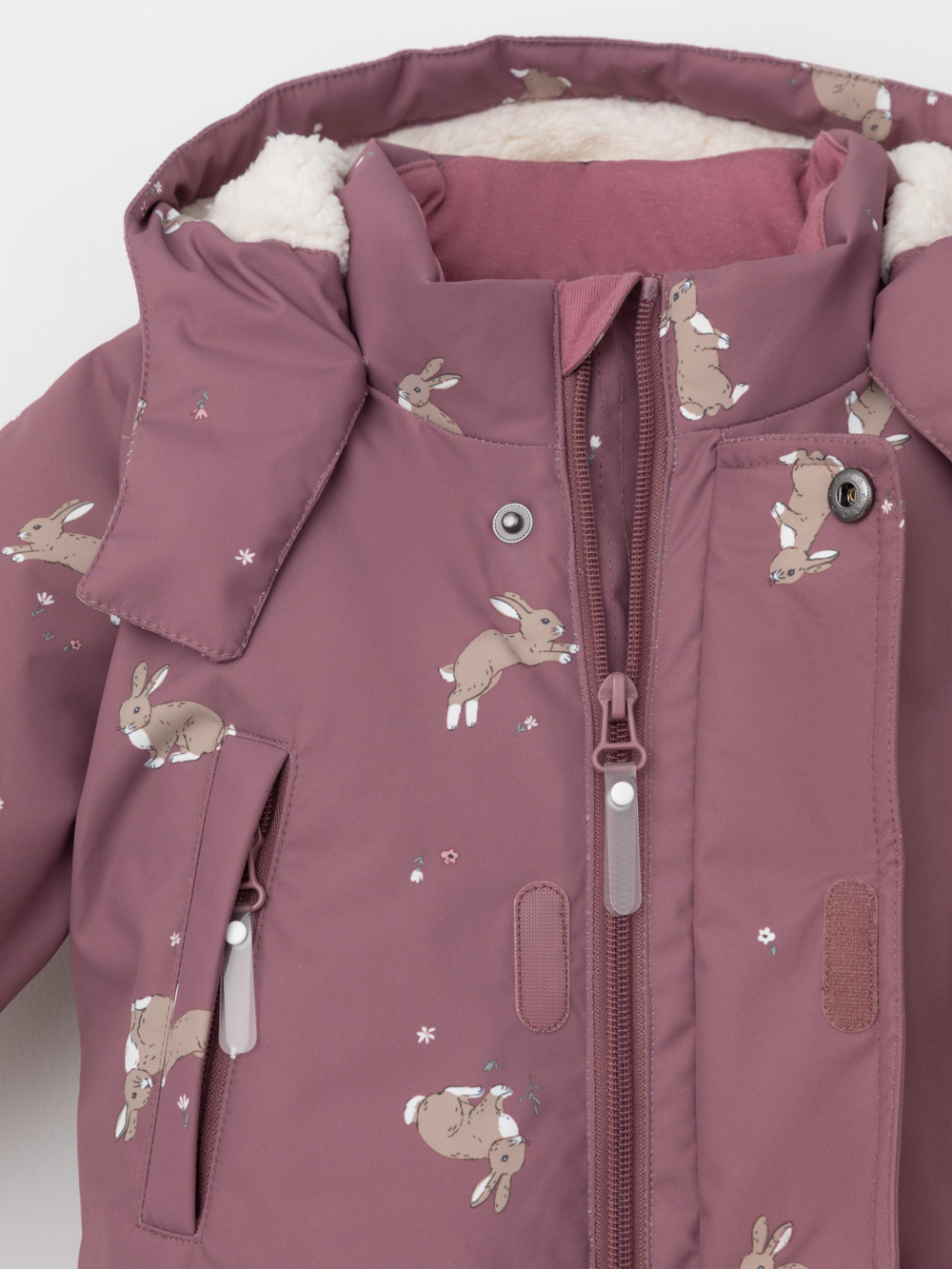 Комбинезоны утепленные для девочки, артикул: ВК 60131/н/3 УЗГ, цвет: бежевый, фото 6