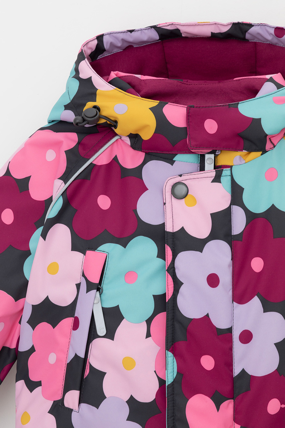 Комбинезоны утепленные для девочки, артикул: ВК 60032/н/47 Ал, цвет: серый, фото 6