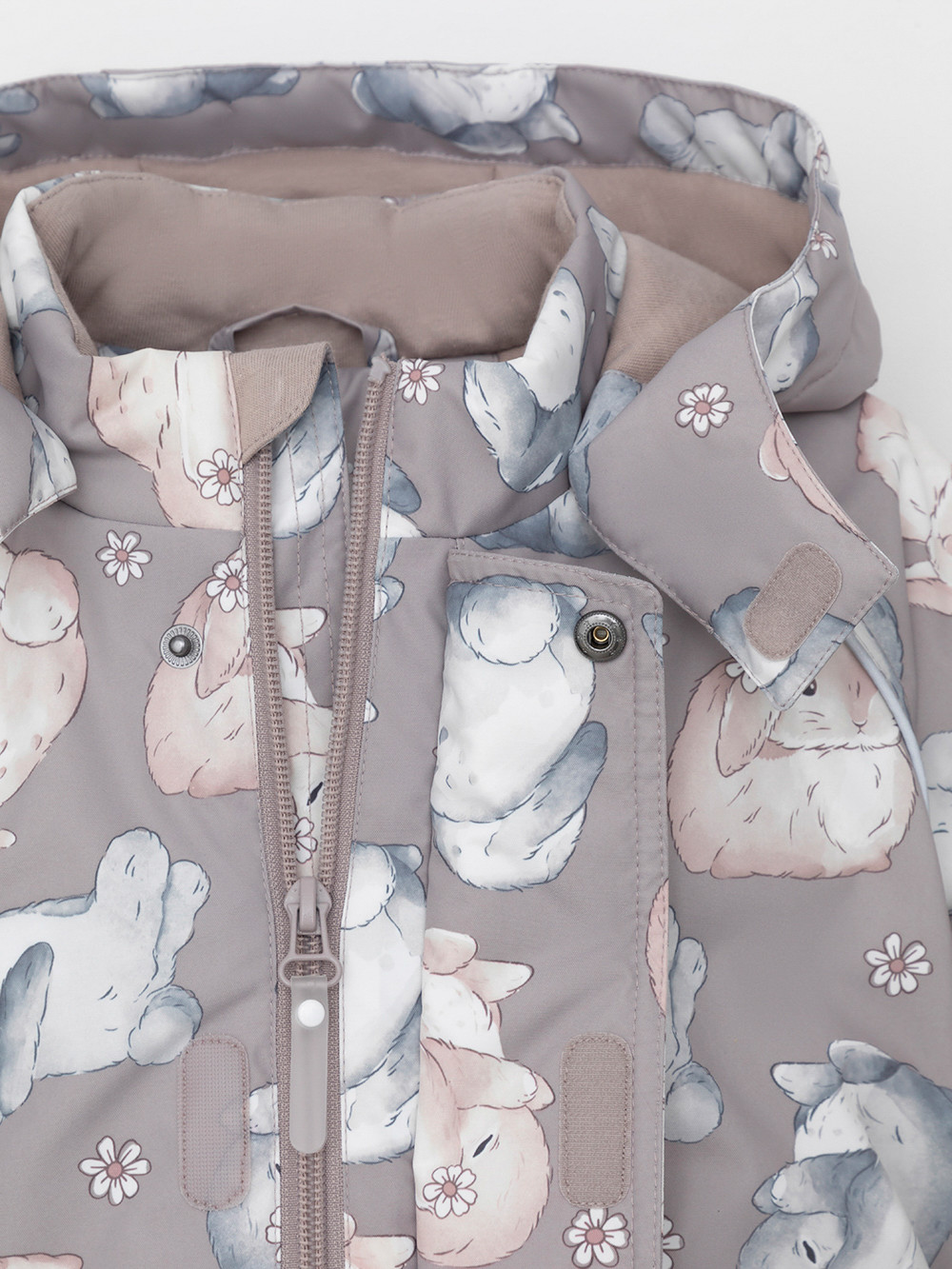 Комбинезоны утепленные для девочки, артикул: ВК 60085/н/55 Ал, цвет: кофейный, фото 6