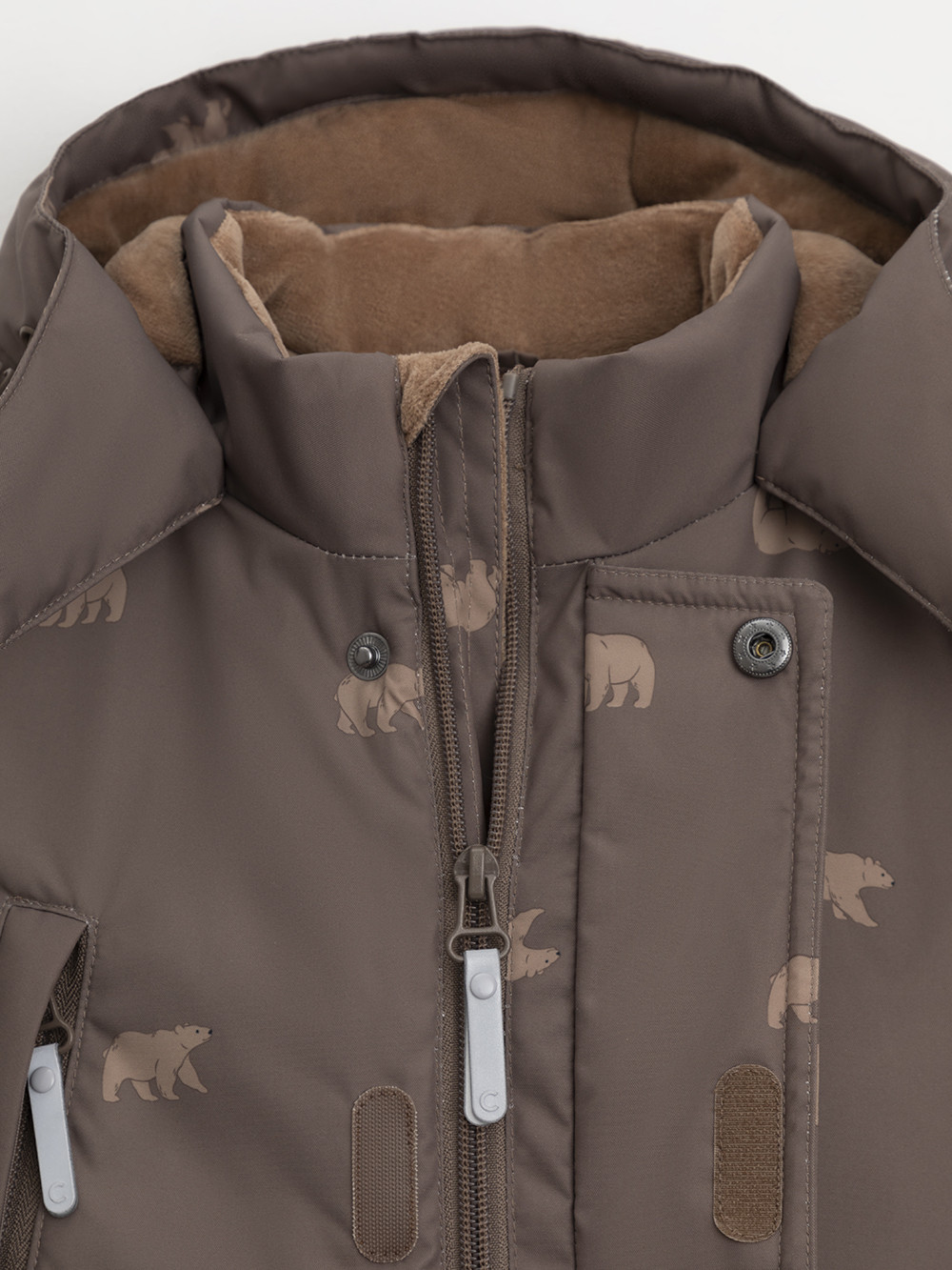 Комбинезоны утепленные для мальчика, артикул: ВК 60133/н/1 УЗГ, цвет: коричневый, фото 6