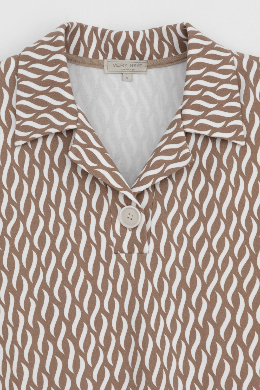 Платья женские для мам, артикул: ЕВТ 5071, цвет: бежевый, фото 6