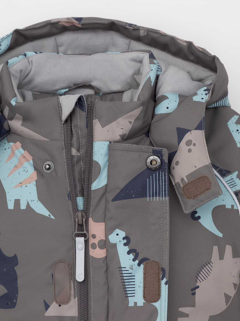 Комбинезоны утепленные для мальчика, артикул: ВК 60032/н/62 Ал, цвет: коричневый, фото 6