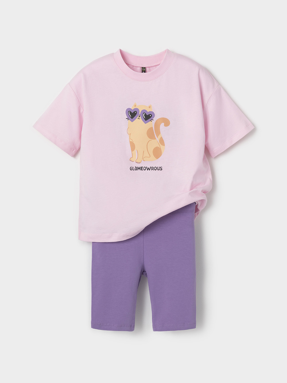 Комплект для девочки, артикул: МП 2838, цвет: розовый, фото 6