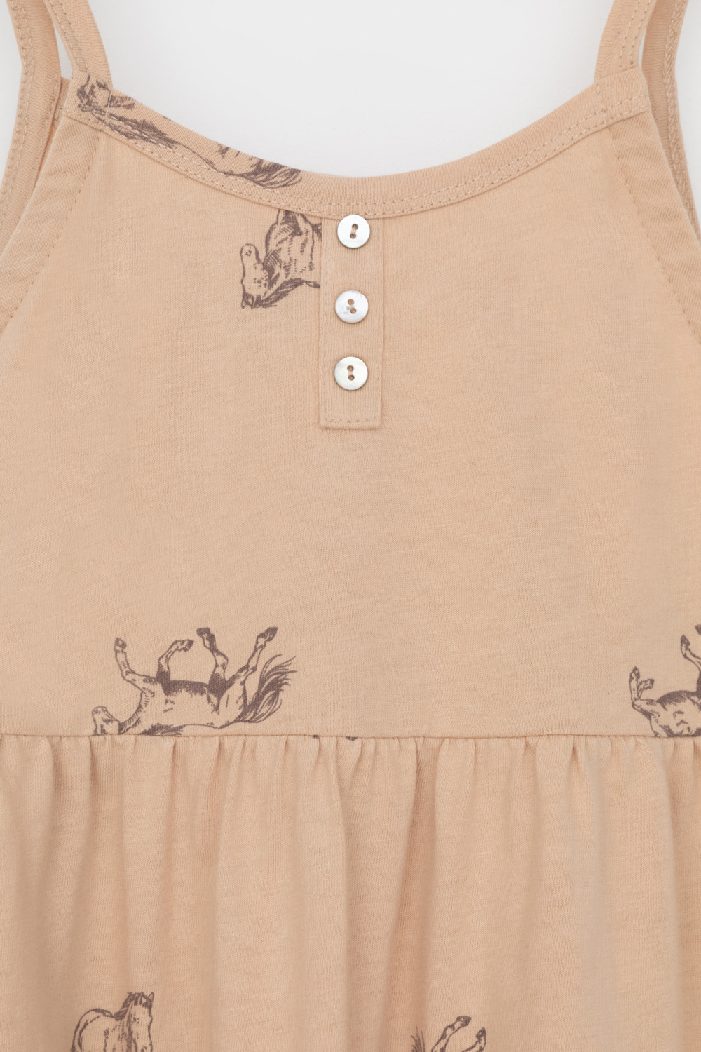 Сарафан для девочки, артикул: КР 5796-1, цвет: бежевый, фото 6