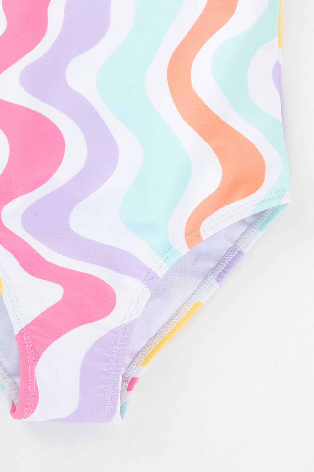 Купальник для девочки, артикул: ТК 16006/15н ФВ, цвет: белый, фото 6