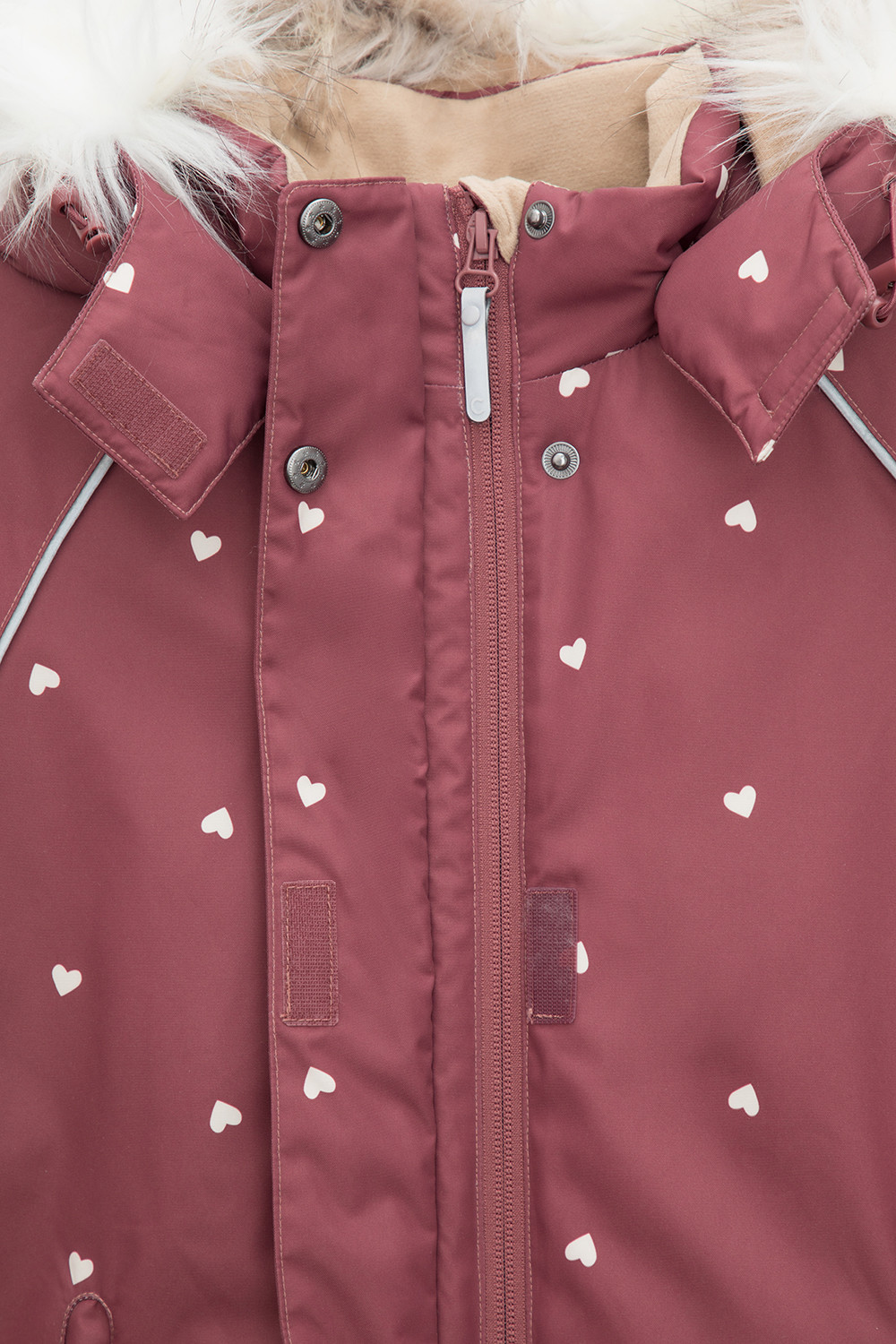 Комбинезоны утепленные для девочки, артикул: ВК 60096/н/1 ГР, цвет: бордовый, фото 6