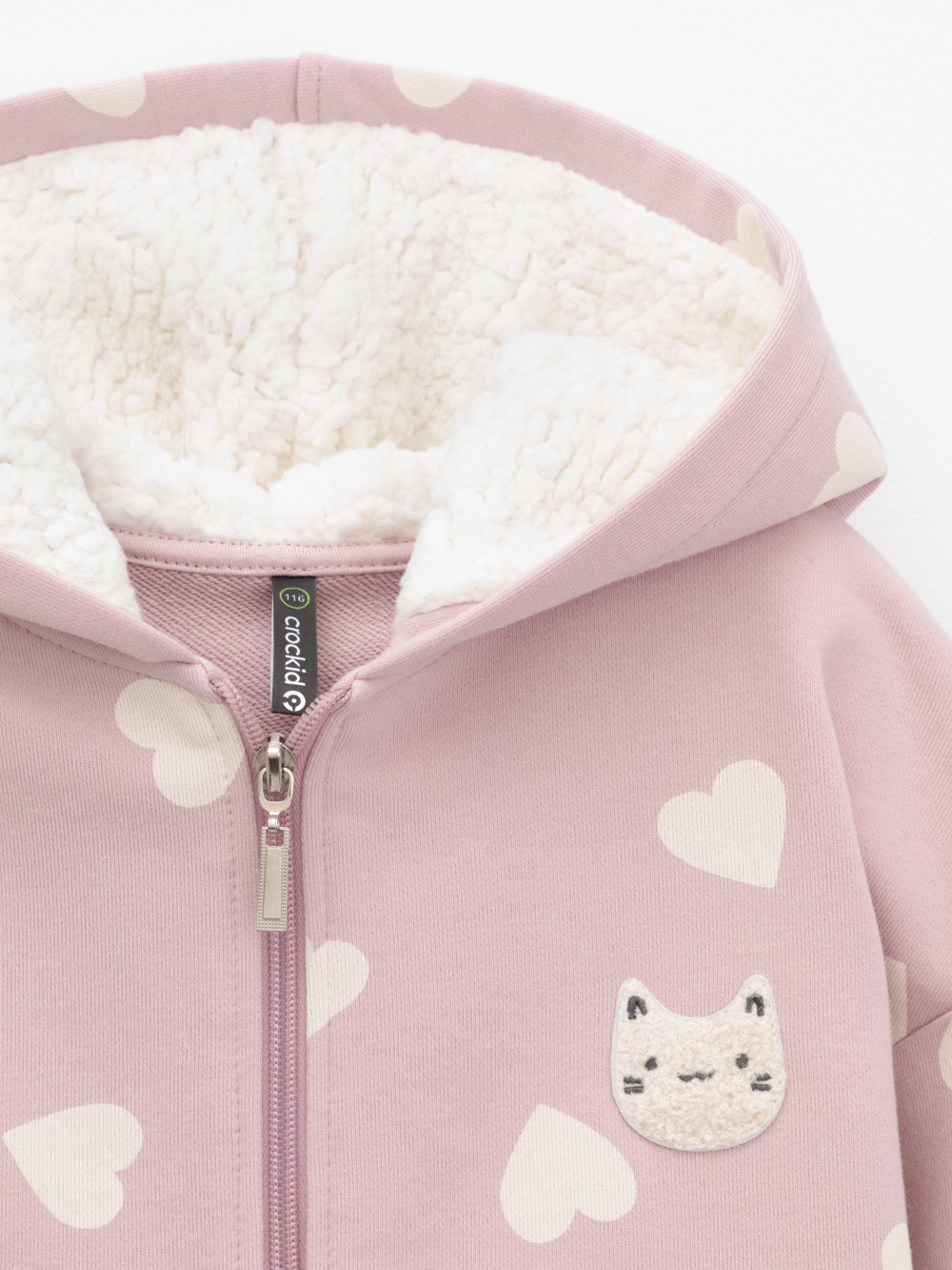 Толстовка для девочки, артикул: КР 302826, цвет: розовый, фото 6