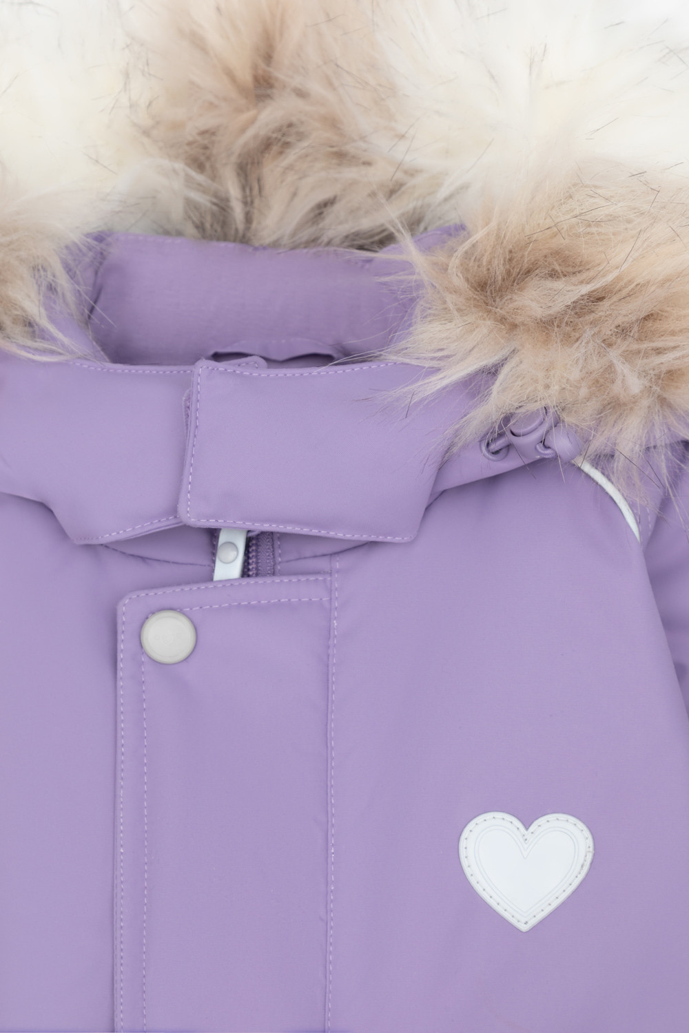 Комбинезоны утепленные для девочки, артикул: ВК 60106/2 УЗГ, цвет: фиолетовый, фото 6
