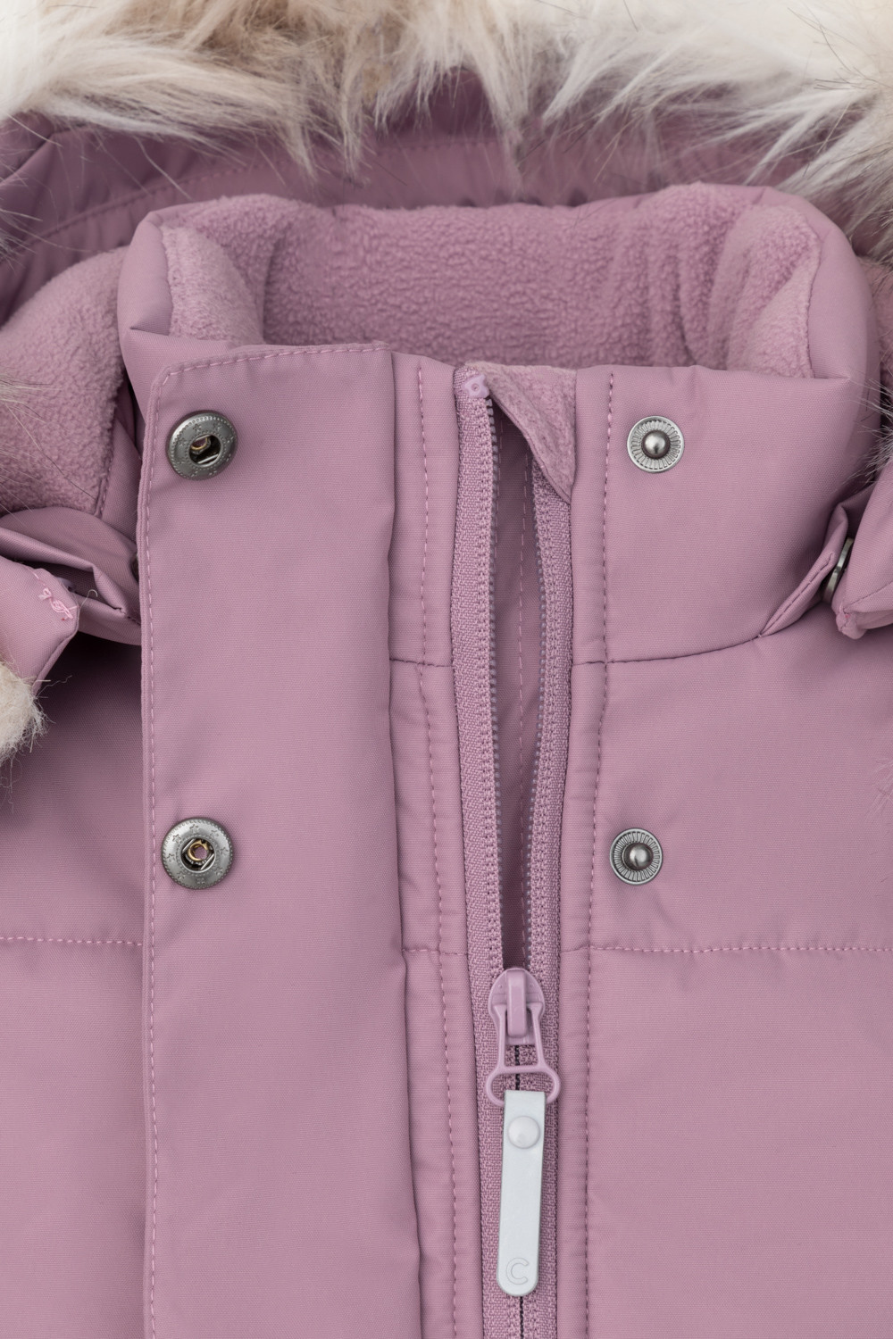 Пальто для девочки, артикул: ВК 38094/7 УЗГ, цвет: фиолетовый, фото 6