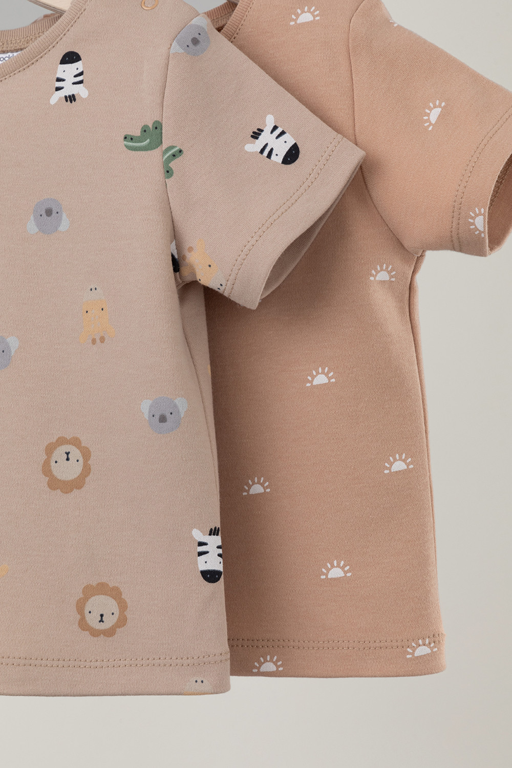 Футболка для новорожденных, артикул: К 301156-2уп, цвет: бежевый, фото 6