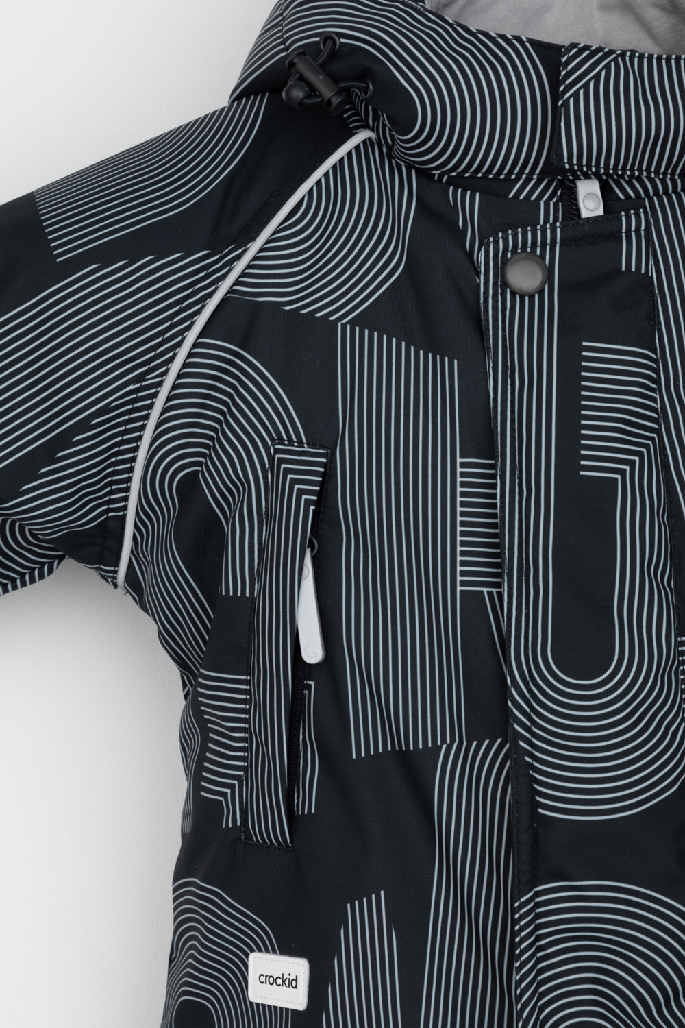 Комбинезоны утепленные для мальчика, артикул: ВК 60032/н/49 Ал, цвет: черный3, фото 6