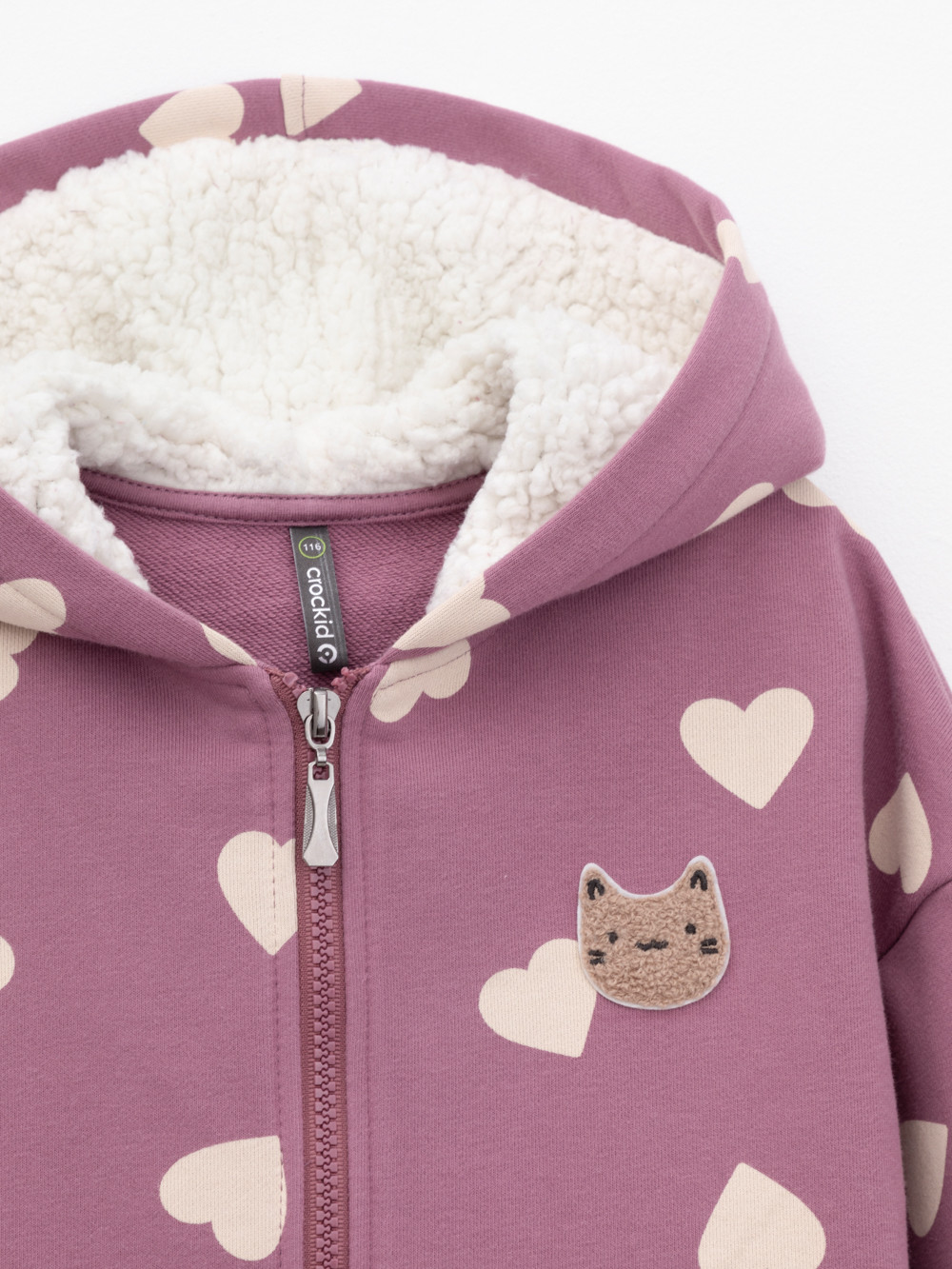 Толстовка для девочки, артикул: КР 302826, цвет: бордовый, фото 6