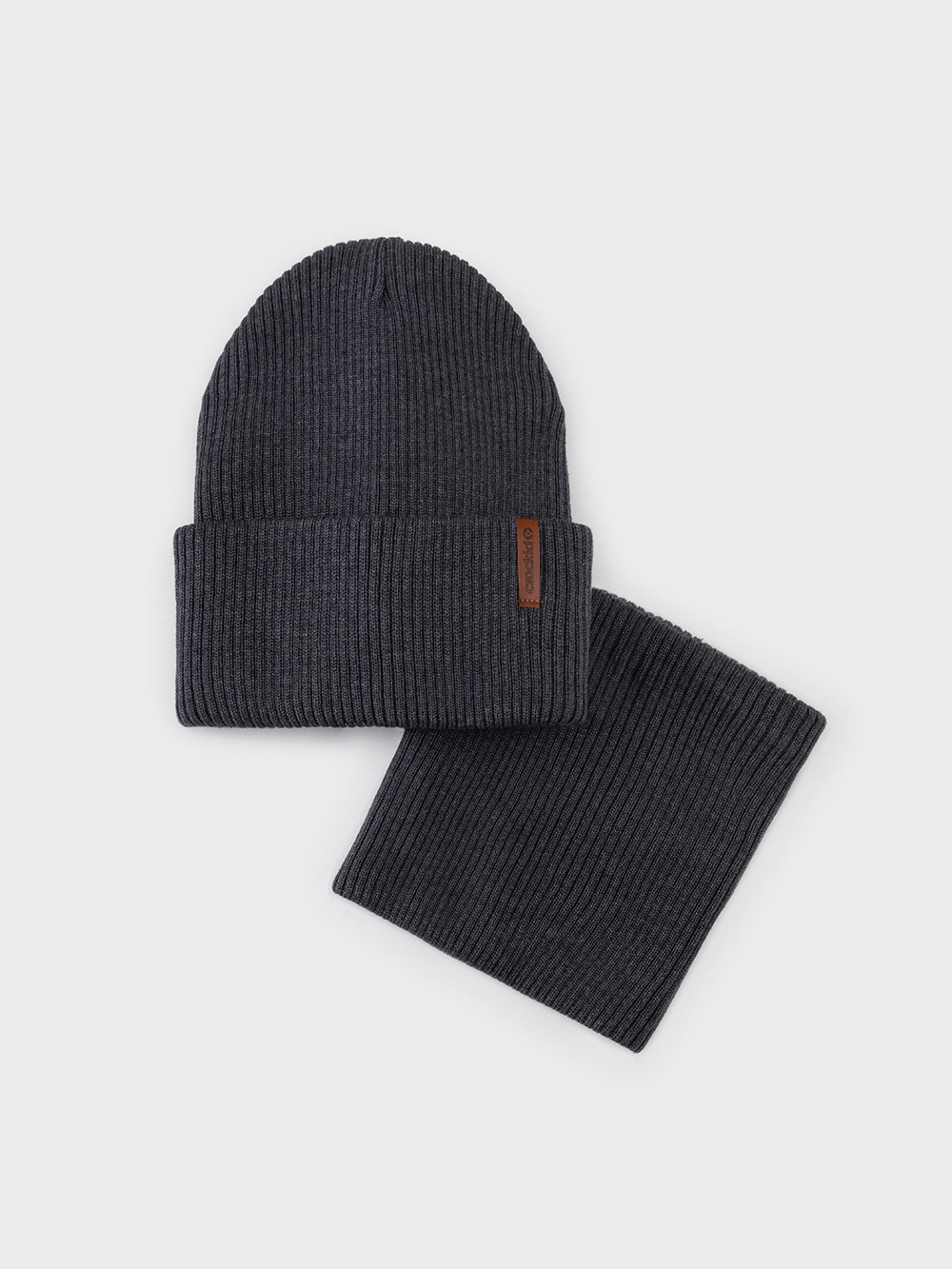 Комплект вязаный для мальчика, артикул: КВ 22019, цвет: темно-серый, фото 6