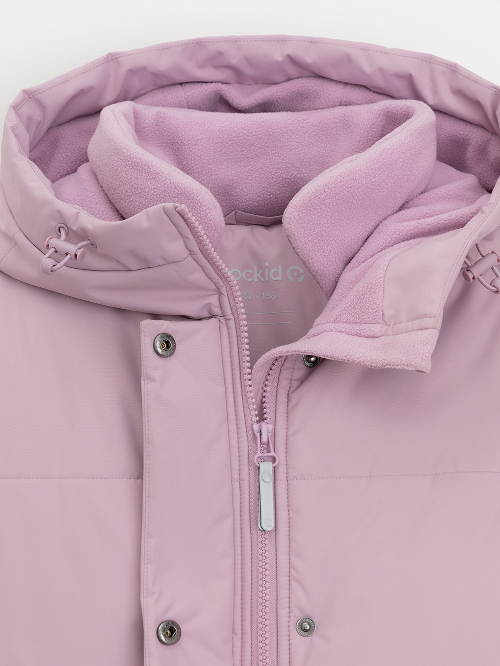 Пальто для девочки, артикул: ВК 38128/1 УЗГ, цвет: розовый, фото 6