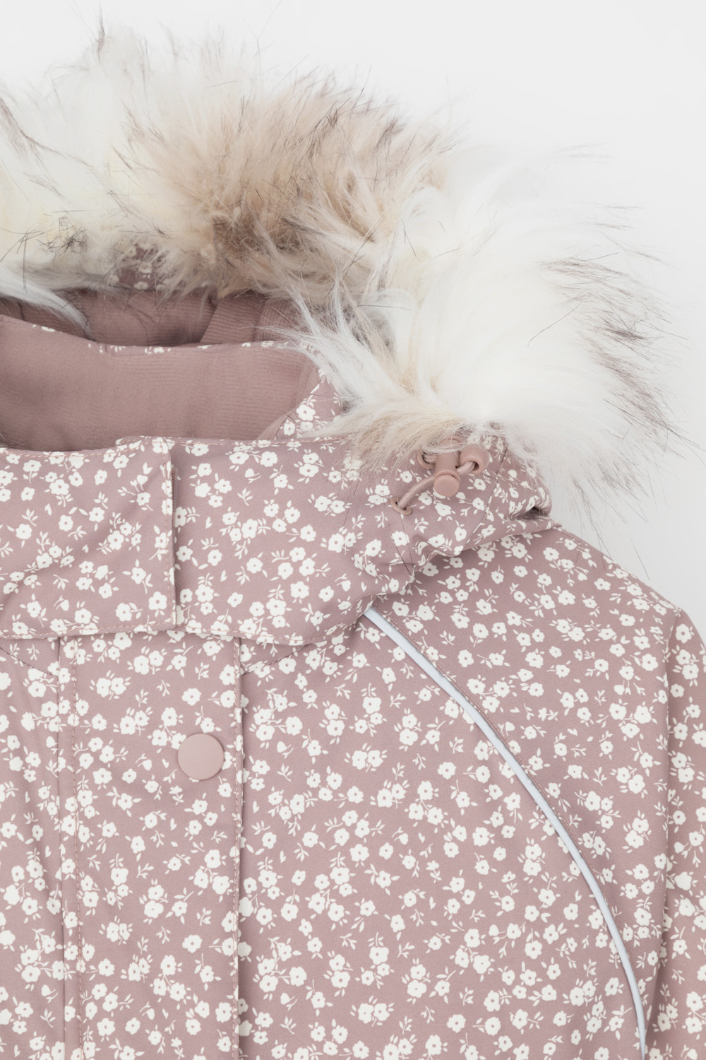 Комбинезоны утепленные для девочки, артикул: ВК 60098/н/5 ГР, цвет: розовый, фото 6