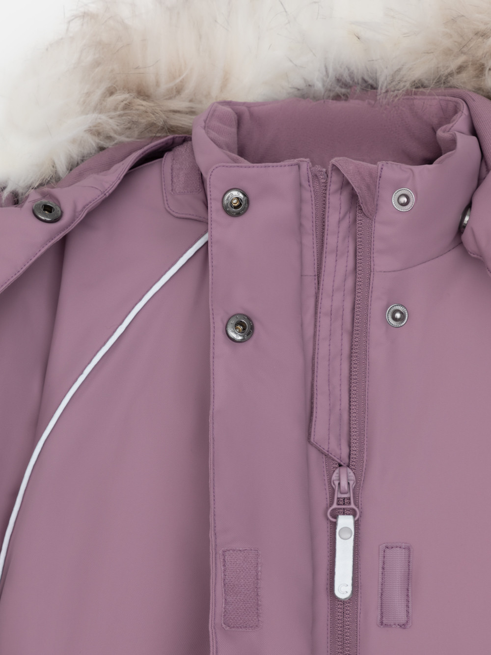 Комбинезоны утепленные для девочки, артикул: ВК 60102/10 ГР (98-122), цвет: бордовый, фото 6