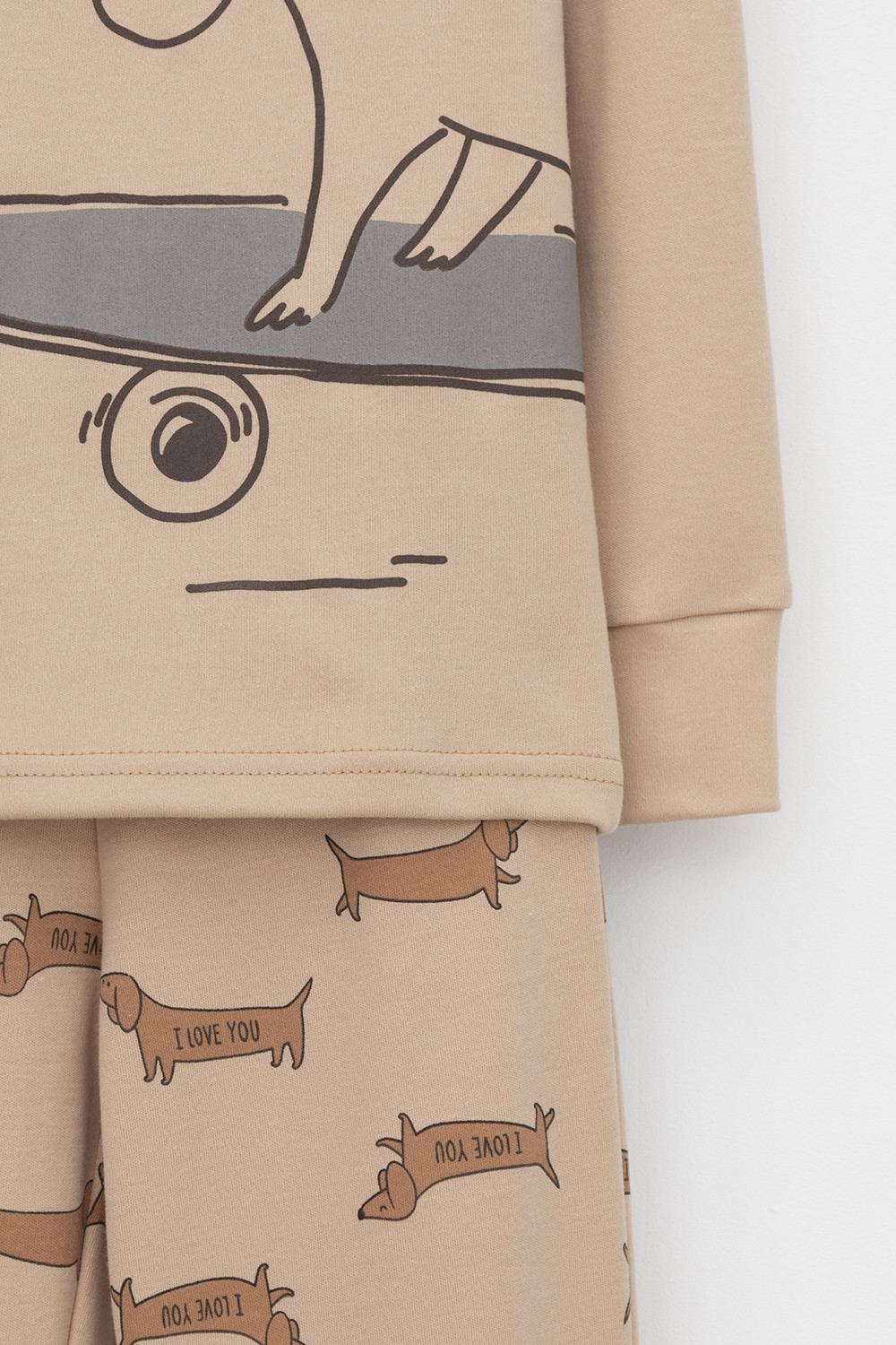 Пижама для мальчика, артикул: К 1541, цвет: бежевый, фото 7