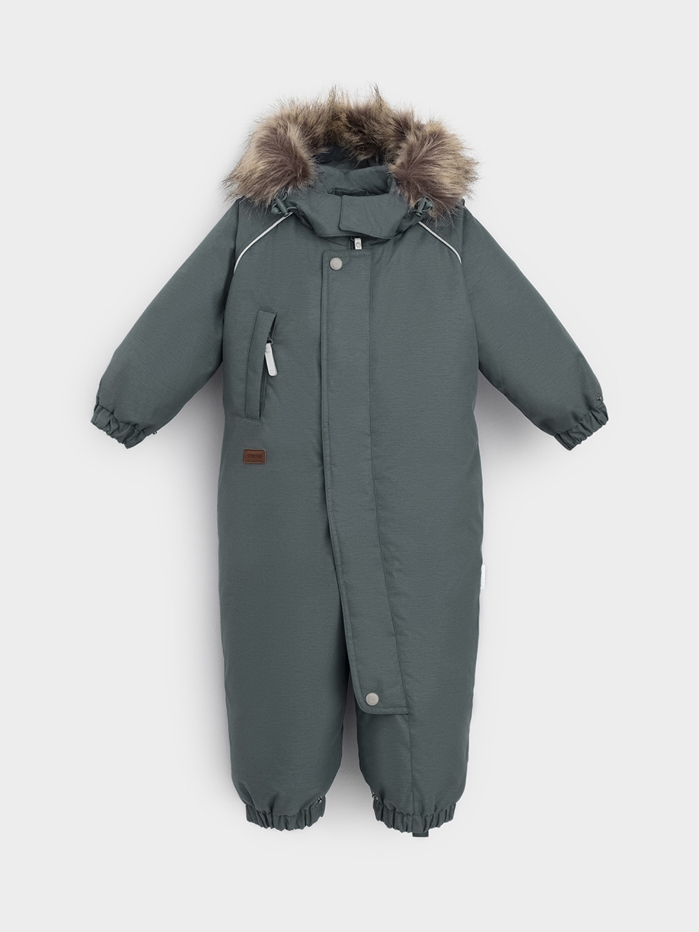 Комбинезоны утепленные для мальчика, артикул: ВК 60106/6 УЗГ, цвет: зеленый, фото 7