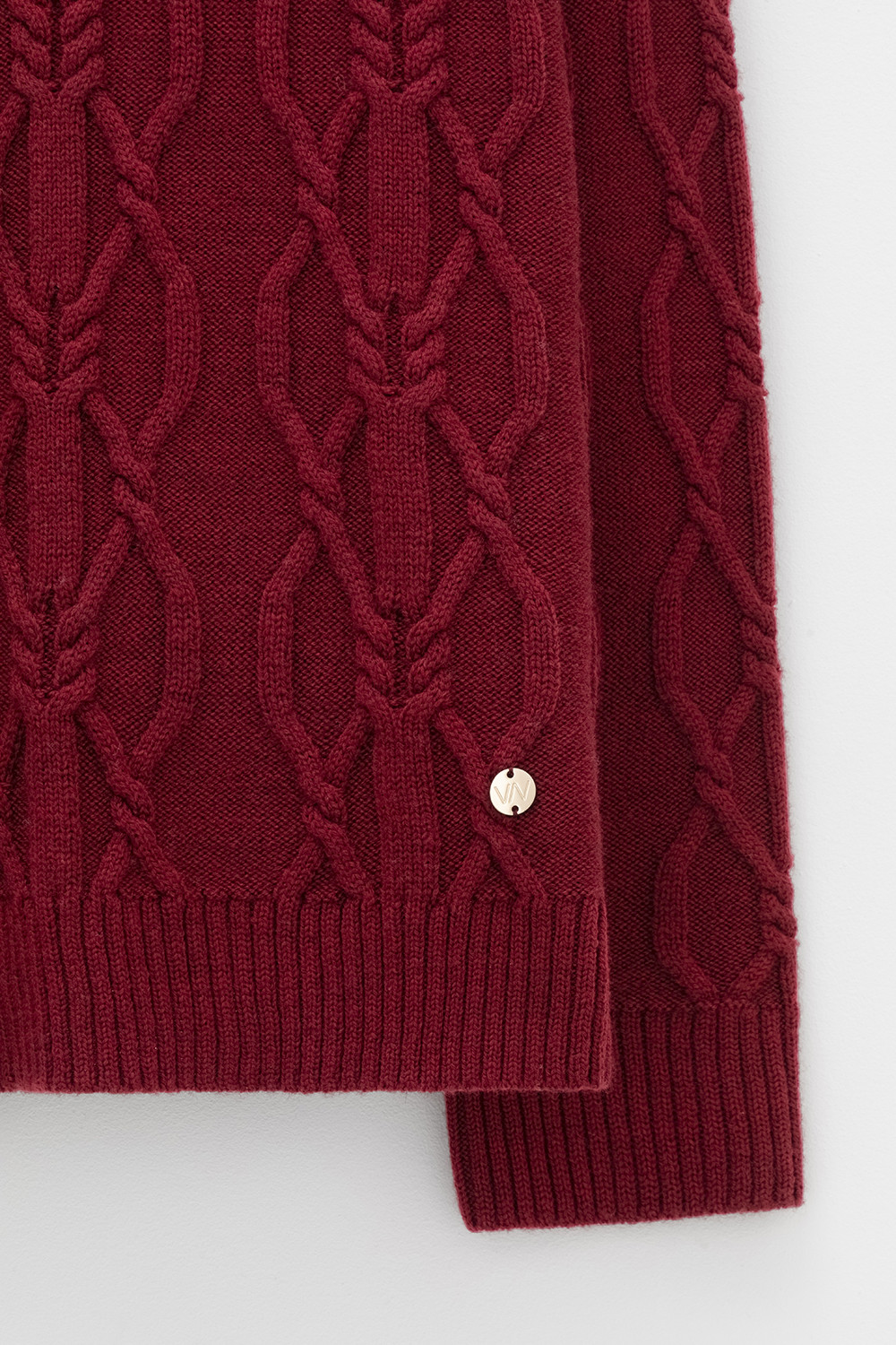 Джемперы женские для мам, артикул: ЕВ 30234/ш, цвет: бордовый, фото 7