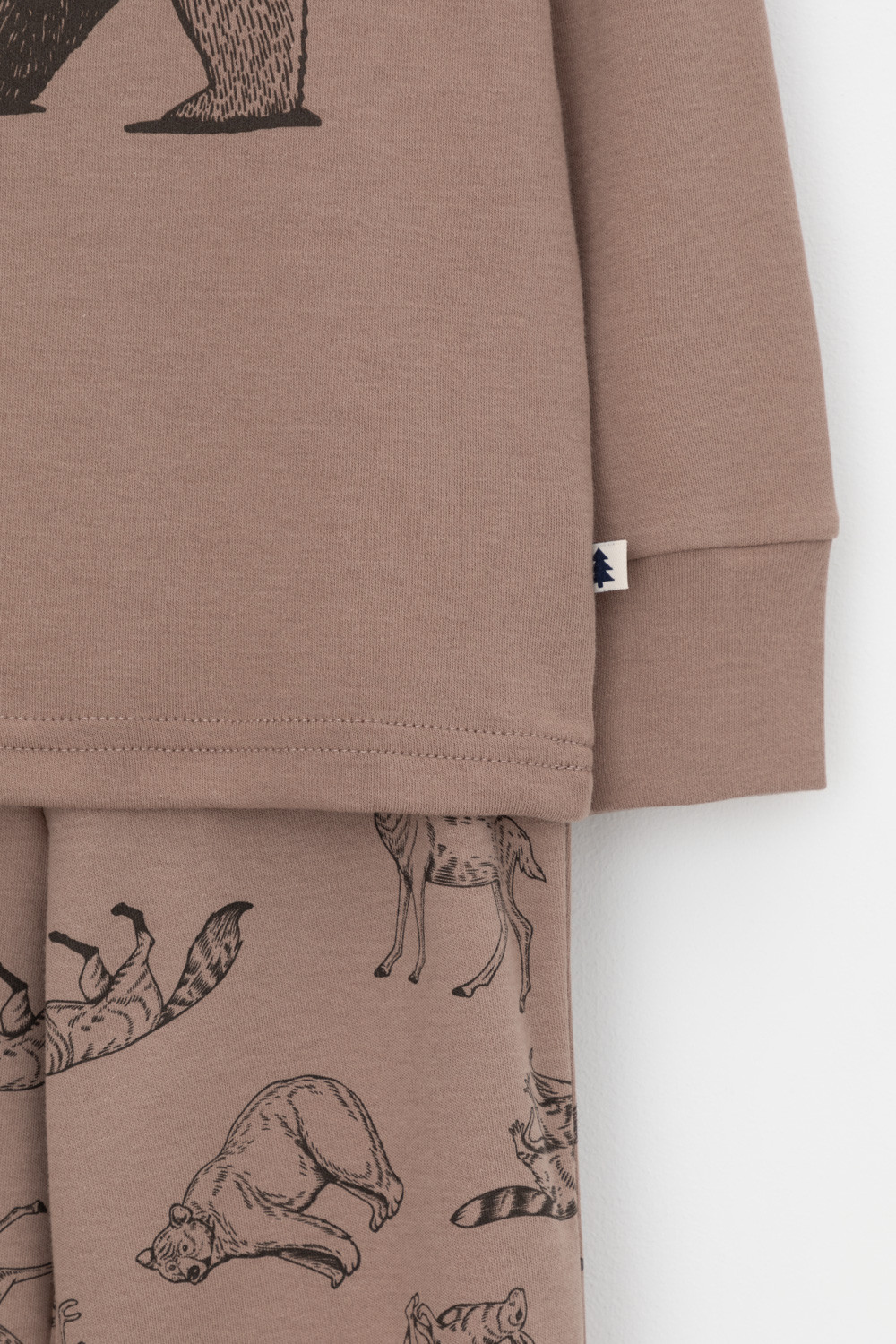 Пижама для мальчика, артикул: К 1541, цвет: коричневый, фото 7