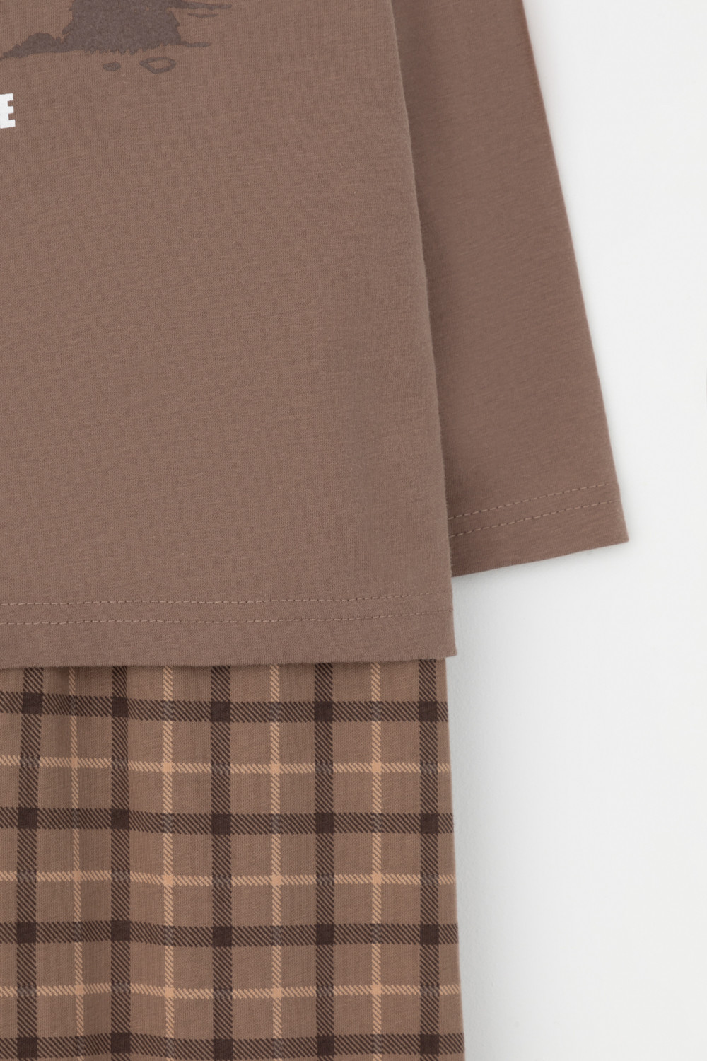 Пижама для мальчика, артикул: К 1606, цвет: коричневый, фото 7