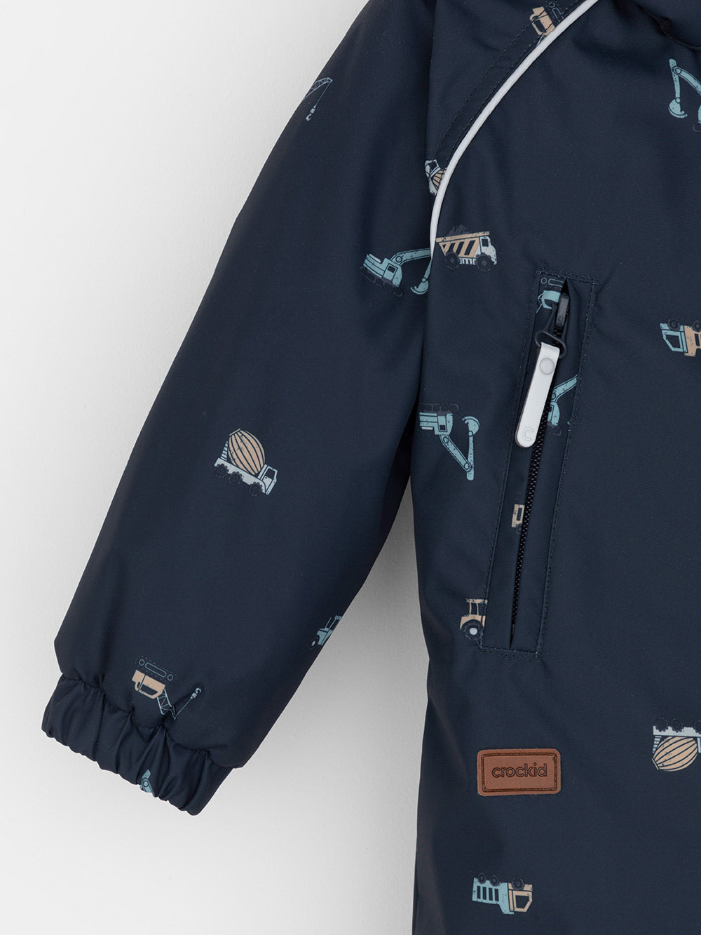 Комбинезоны утепленные для мальчика, артикул: ВК 60085/н/60 УЗГ, цвет: темно-синий, фото 7