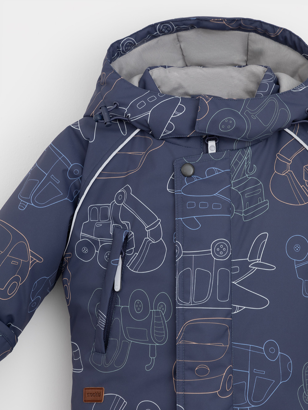 Комбинезоны утепленные для мальчика, артикул: ВК 60032/н/63 Ал, цвет: синий, фото 7