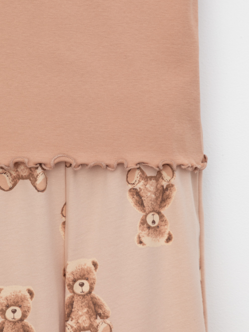 Пижама для девочки, артикул: К 1636, цвет: коричневый, фото 7