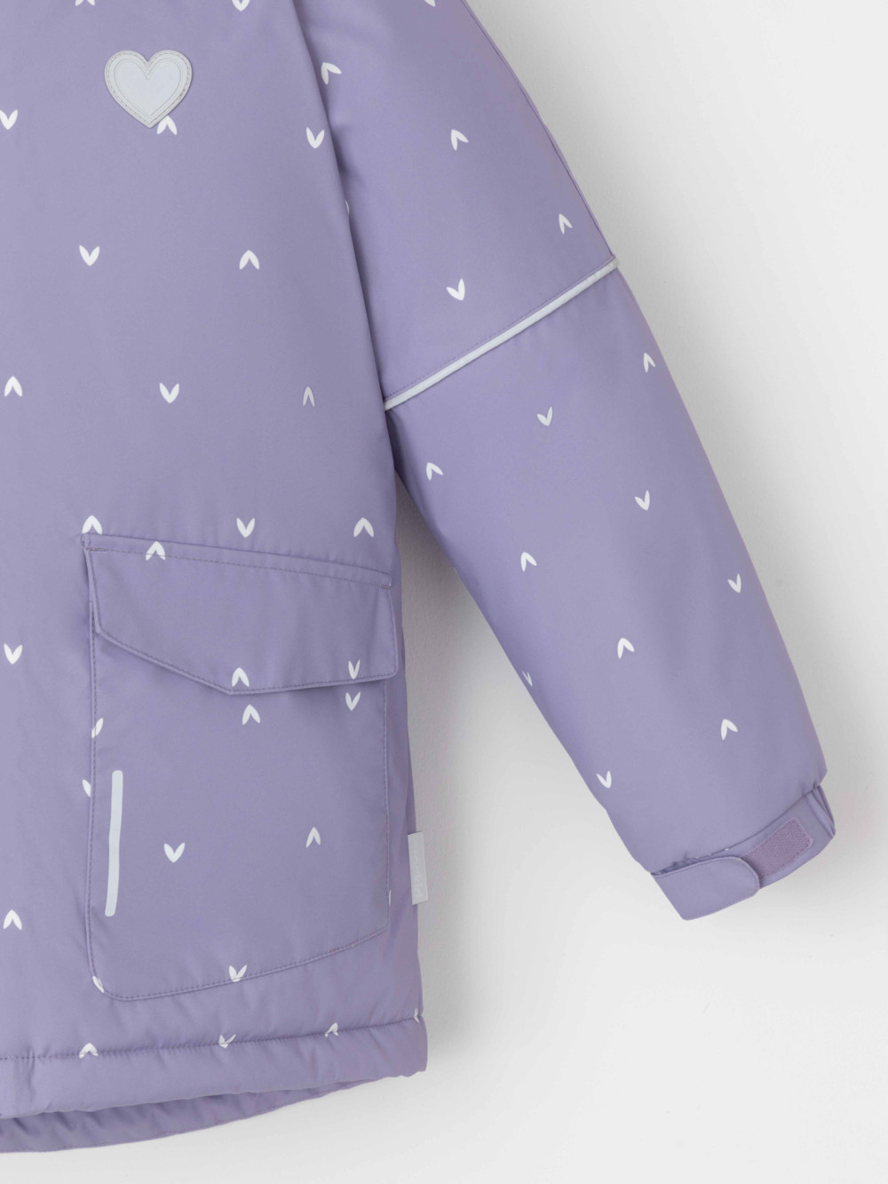 Куртка для девочки, артикул: ВК 38121/н/2 ГР, цвет: фиолетовый, фото 7