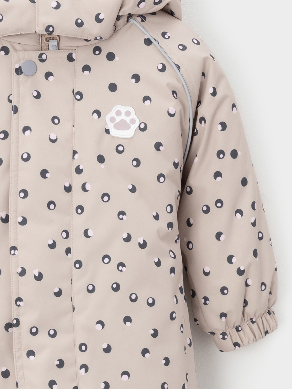 Комбинезоны утепленные для девочки, артикул: ВК 60138/н/2 УЗГ, цвет: бежевый, фото 7