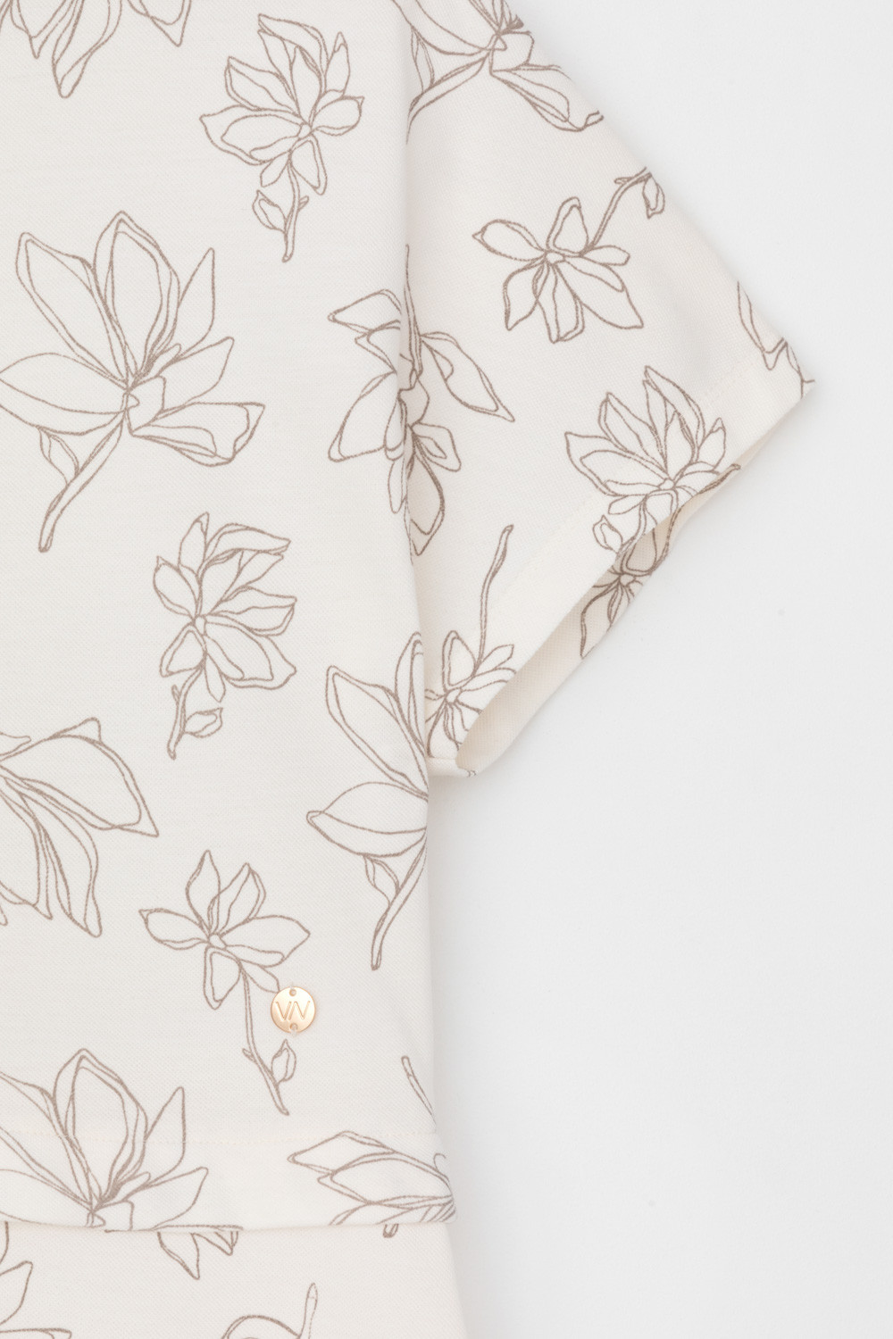 Платья женские для мам, артикул: ЕВТ 5079, цвет: бежевый, фото 7