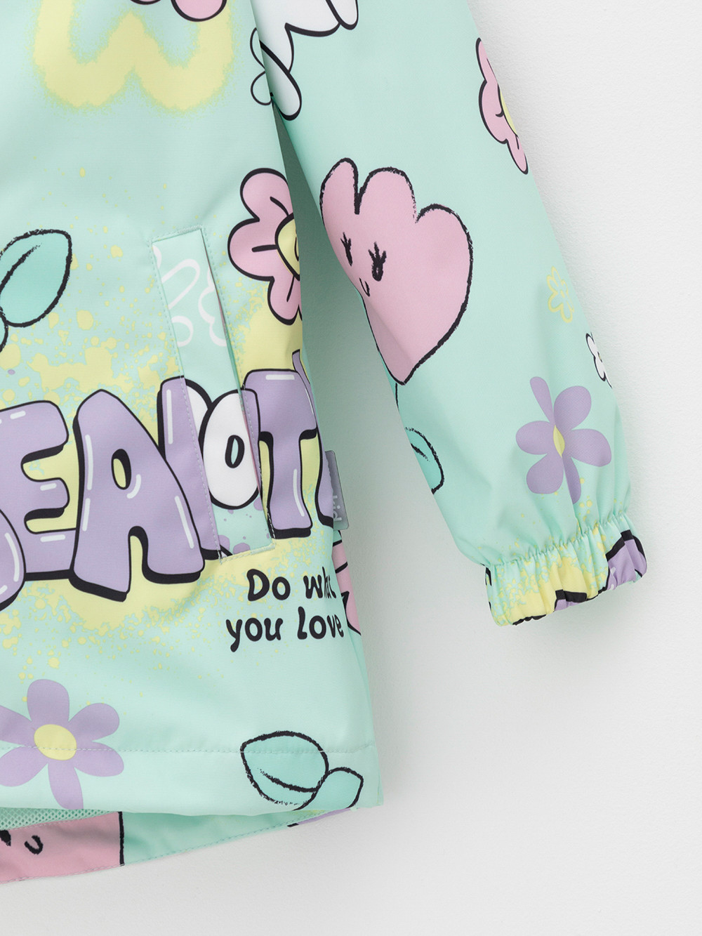 Куртка для девочки, артикул: ВК 32177/н/2 Ал, цвет: зеленый, фото 7