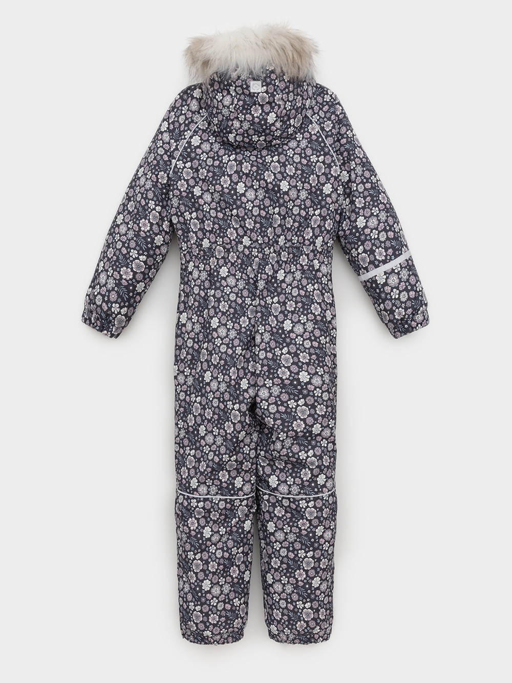 Комбинезоны утепленные для девочки, артикул: ВК 60098/н/10 ГР, цвет: темно-серый, фото 7