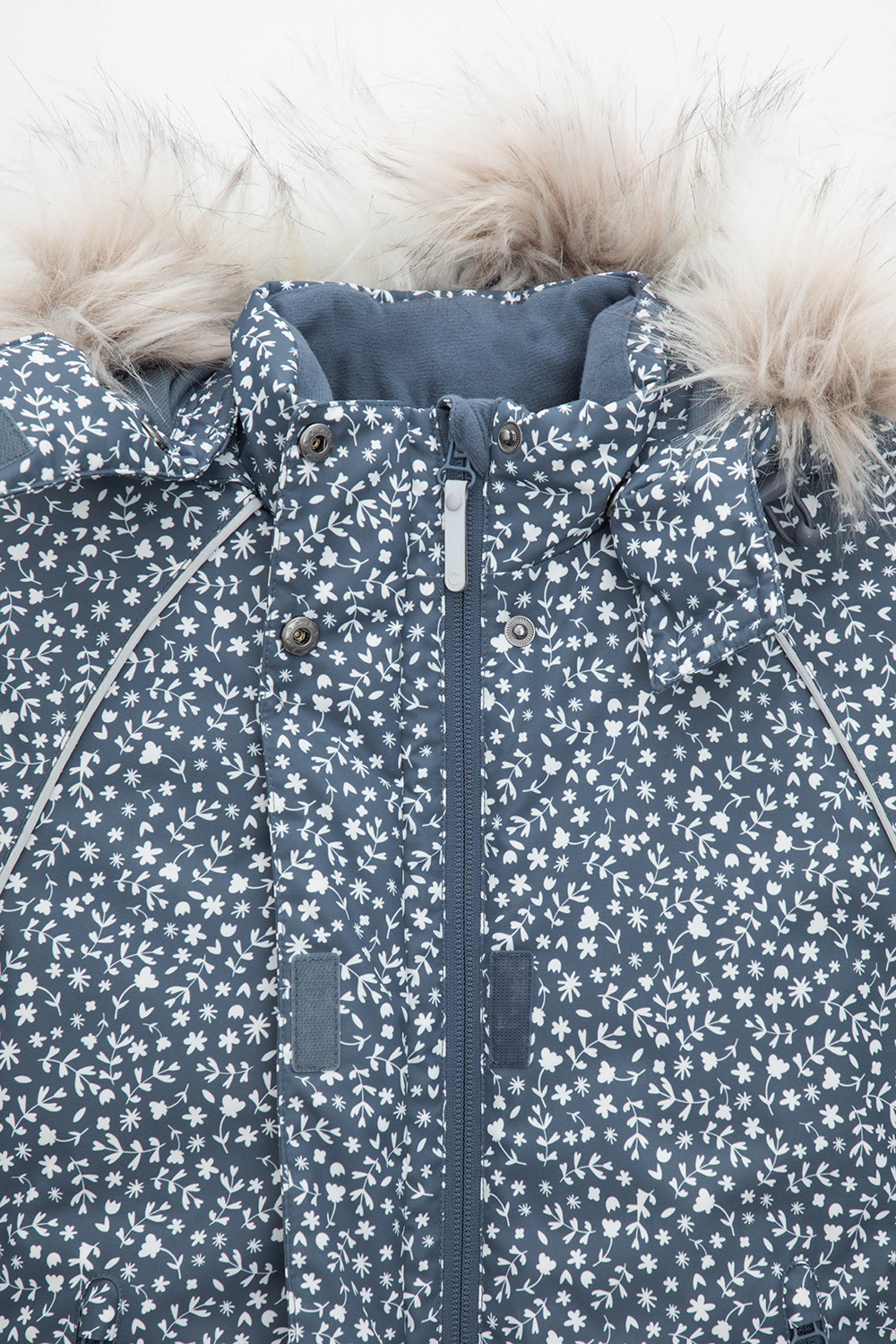 Комбинезоны утепленные для девочки, артикул: ВК 60097/н/2 ГР, цвет: серый, фото 7