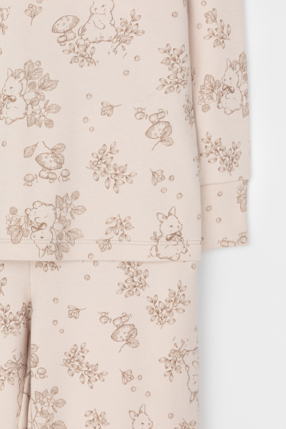 Пижама для девочки, артикул: К 1552, цвет: бежевый, фото 7