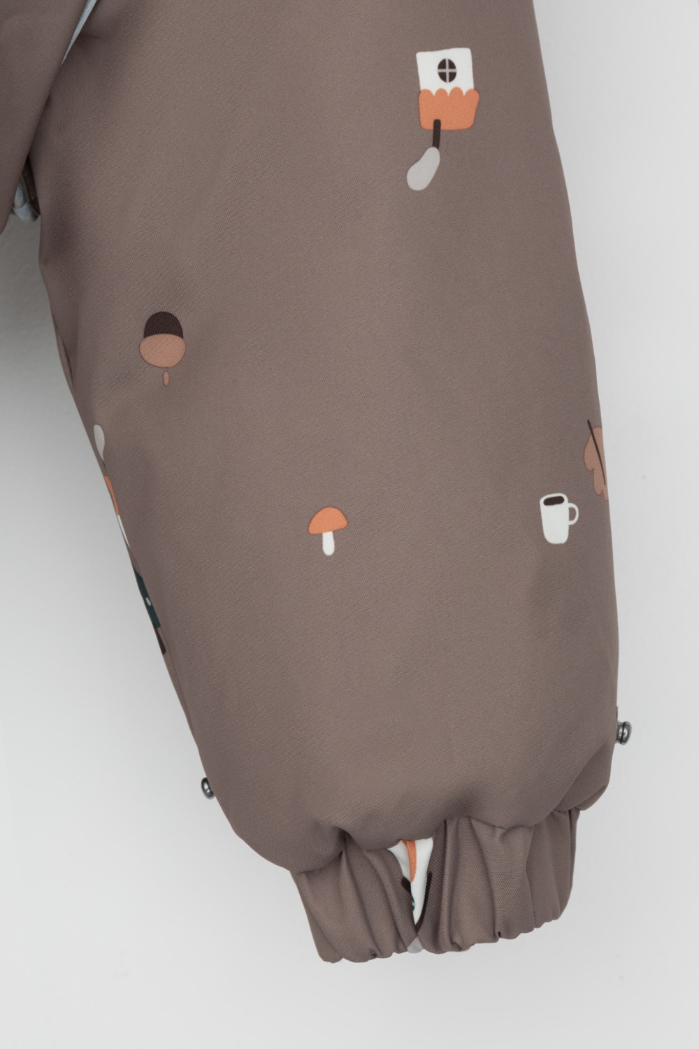 Комбинезоны утепленные для мальчика, артикул: ВК 60116/н/8 ГР, цвет: коричневый, фото 7